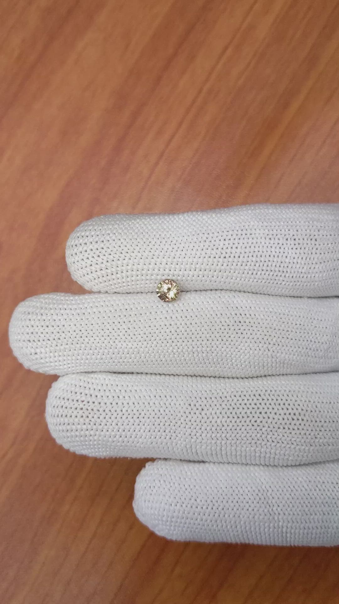 0.68 Ct. Zircon from Ceylon (Sri Lanka) Size Video