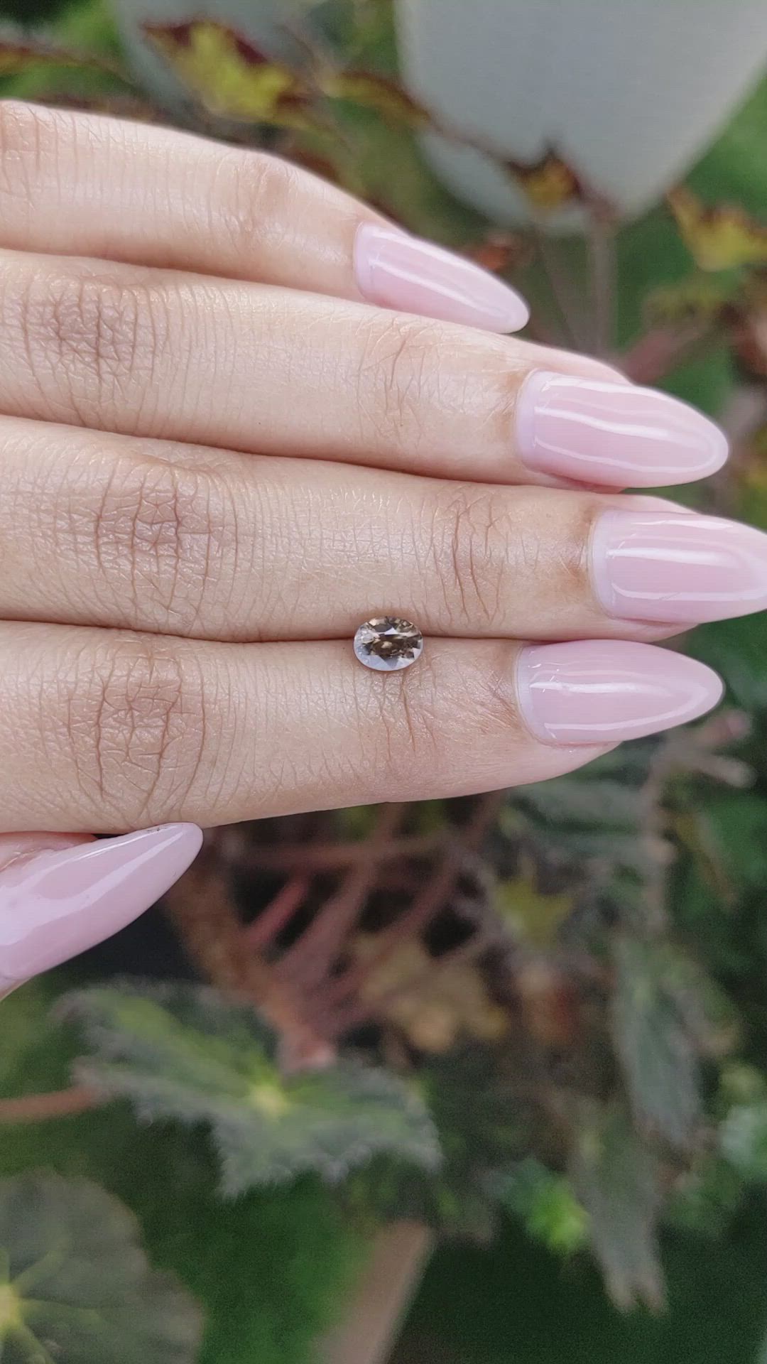 0.88 Ct. Zircon from Ceylon (Sri Lanka) Size Video