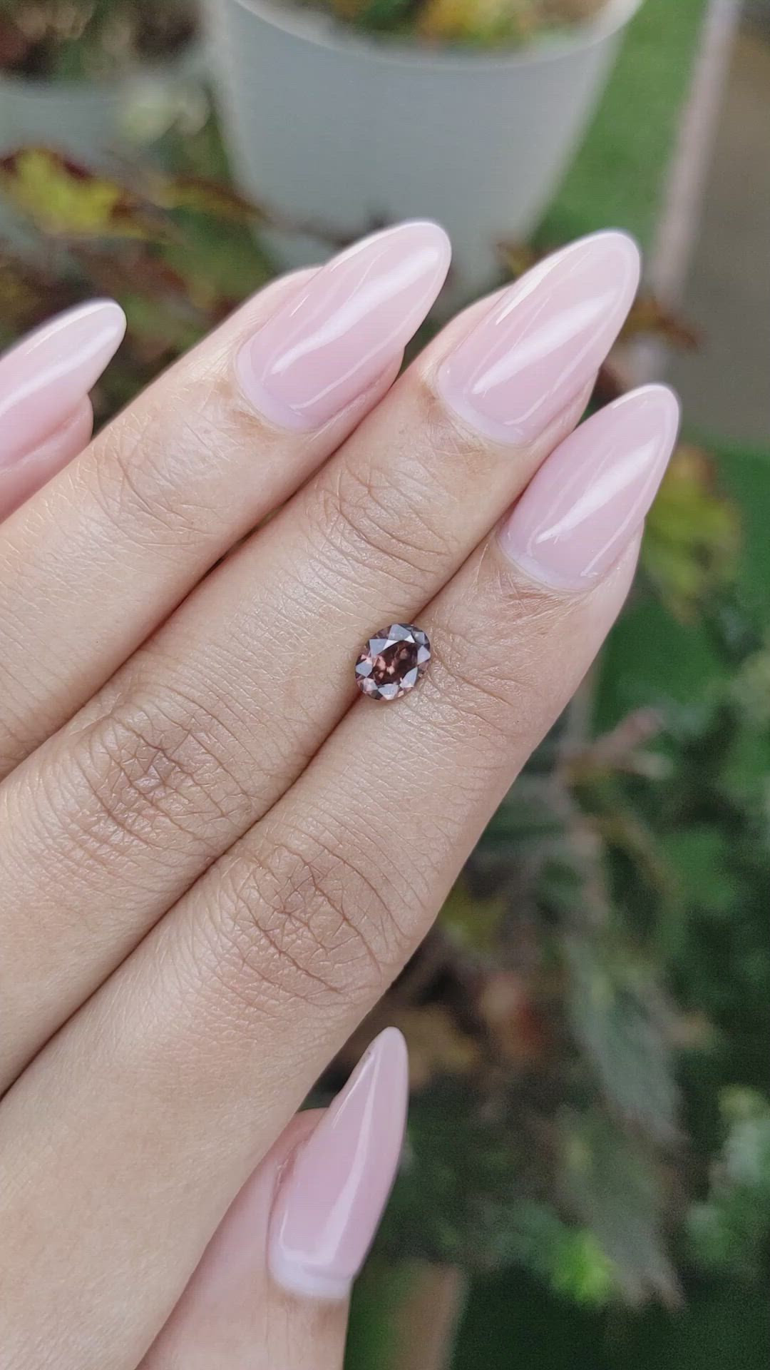 1.05 Ct. Zircon from Ceylon (Sri Lanka) Size Video