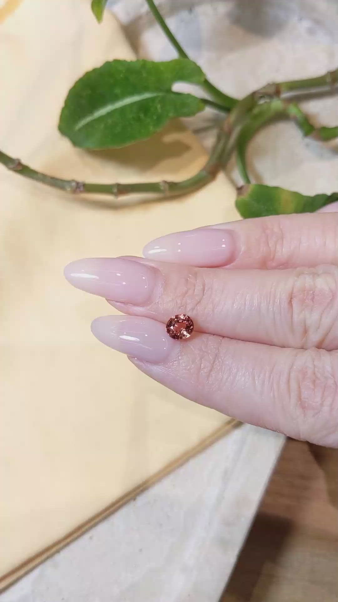 0.91 Ct. Tourmaline from Tanzania Size Video