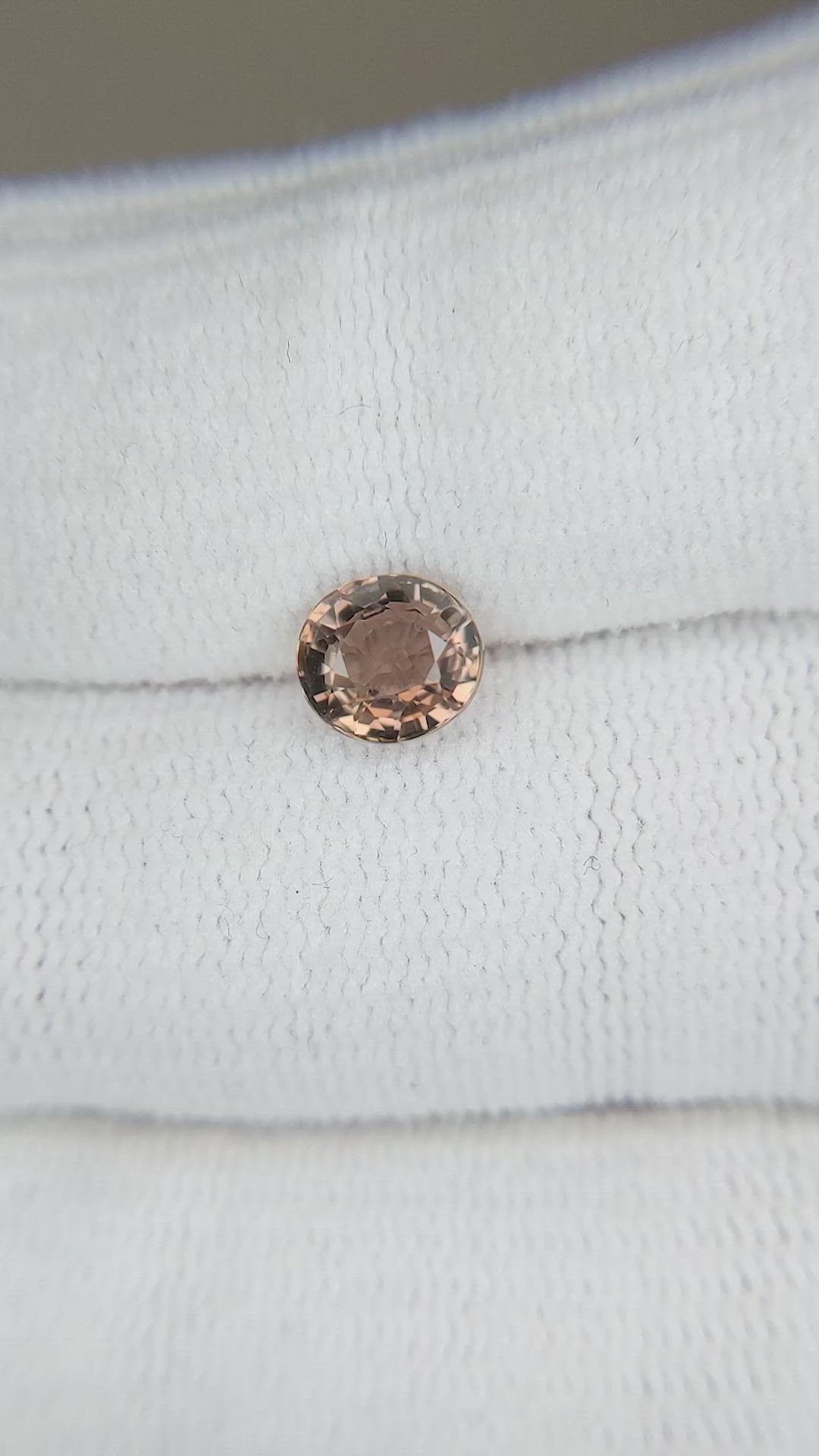 1.06 Ct. Brown Tourmaline from Tanzania Size Video