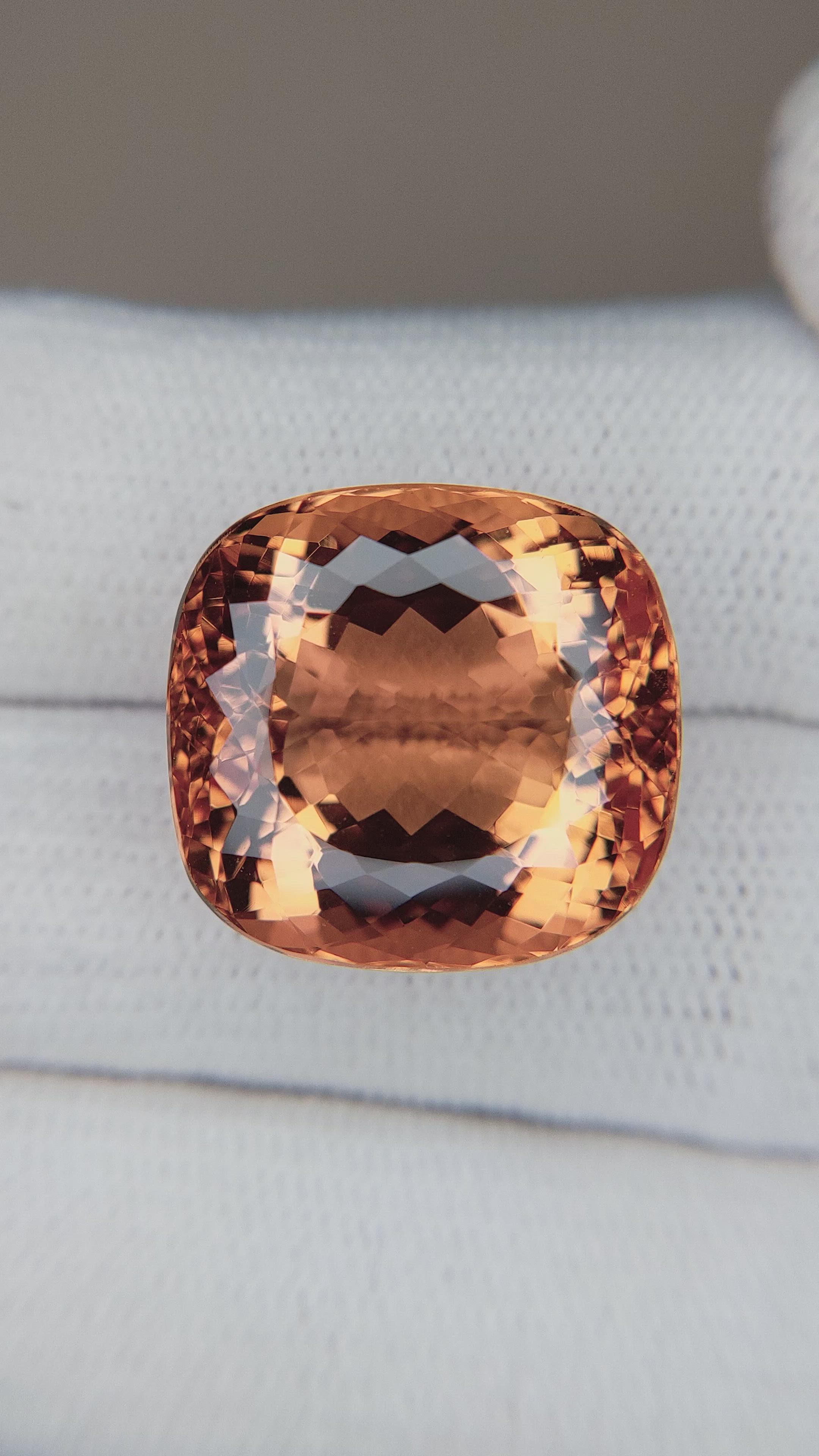 26.00 Ct. Imperial Topaz from Brazil Size Video