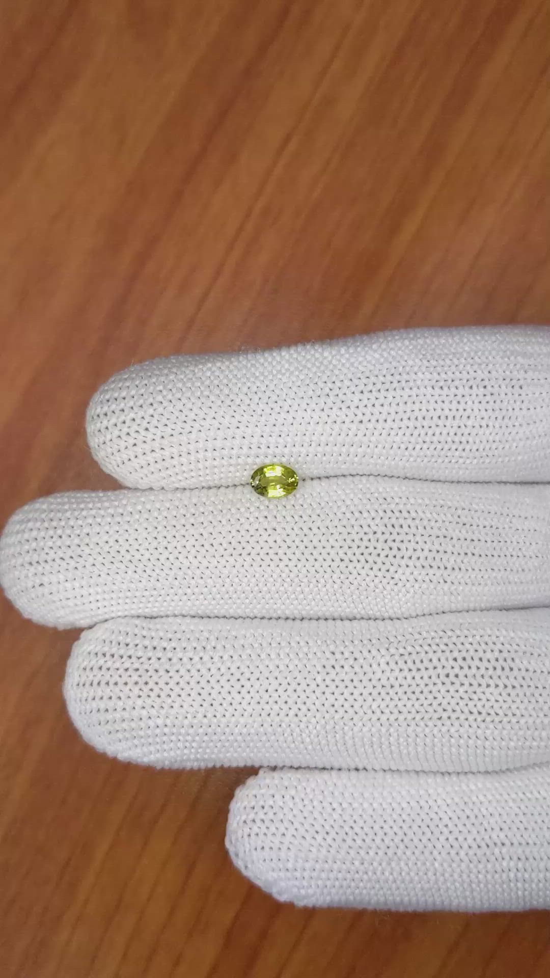 0.44 Ct. Zircon from Ceylon (Sri Lanka) Size Video