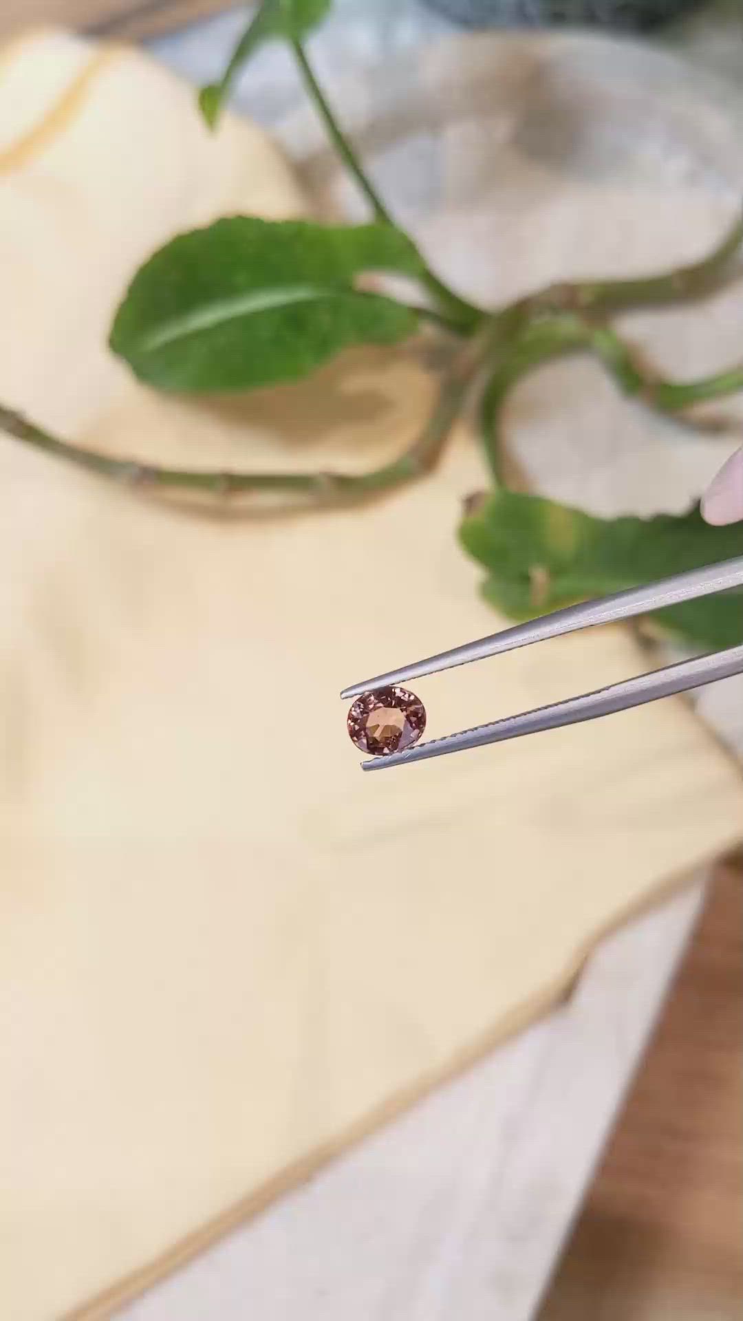 0.89 Ct. Tourmaline from Tanzania Size Video