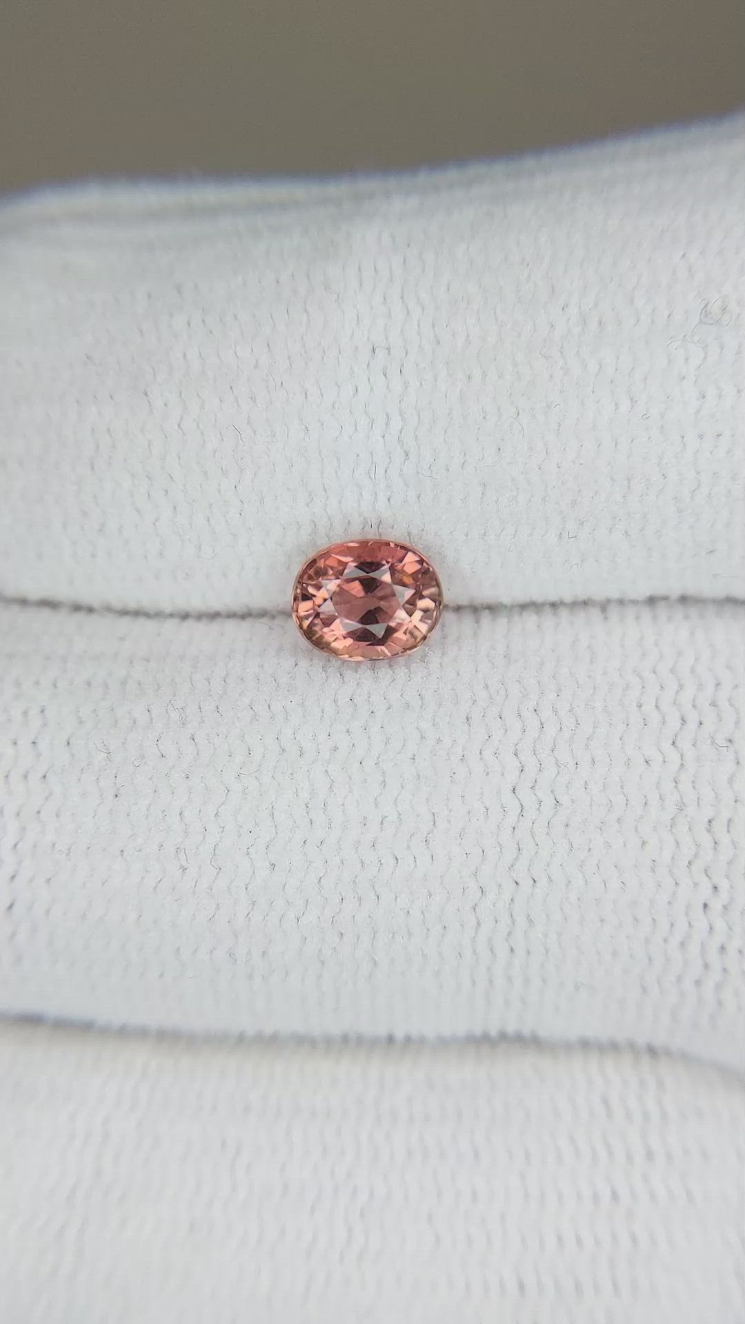 0.86 Ct. Tourmaline from Tanzania Size Video