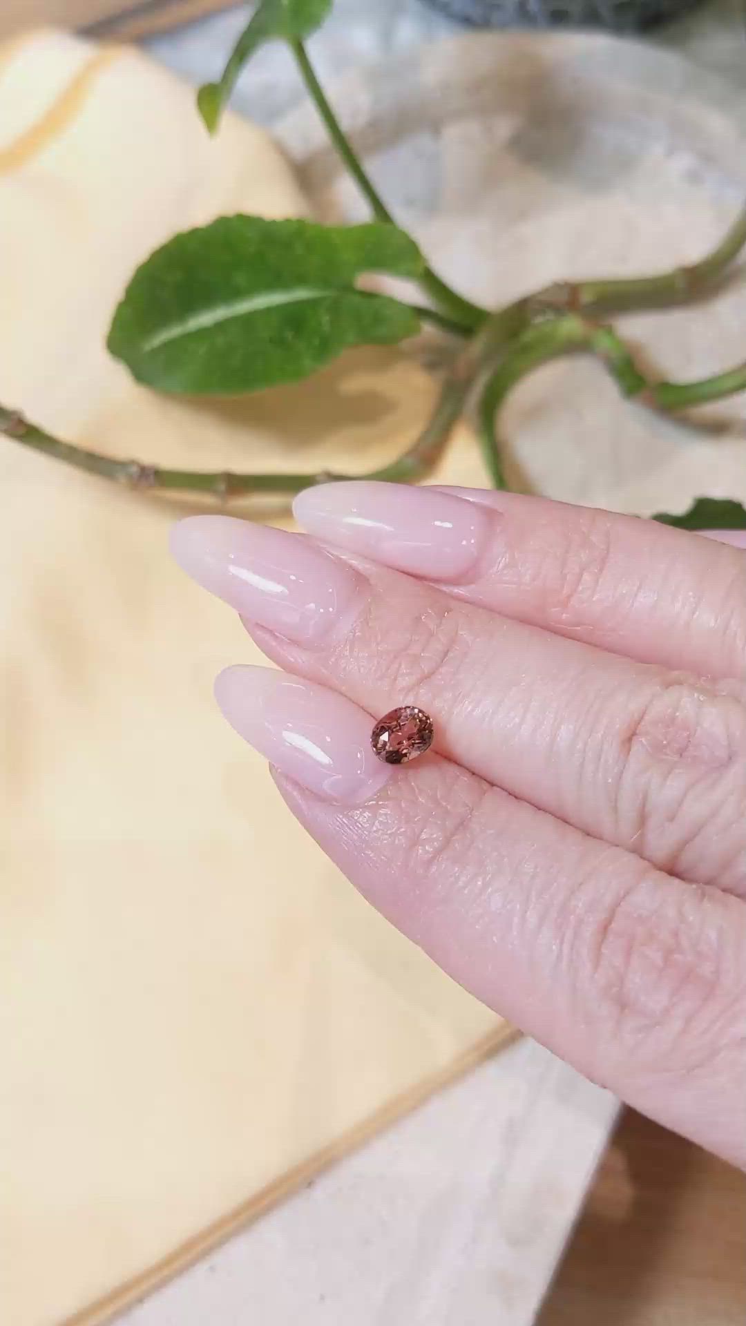 0.86 Ct. Tourmaline from Tanzania Size Video