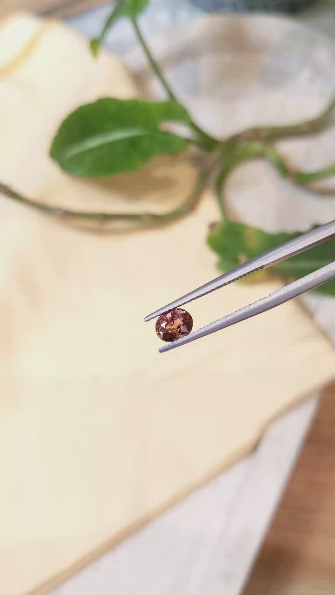 0.86 Ct. Tourmaline from Tanzania Size Video