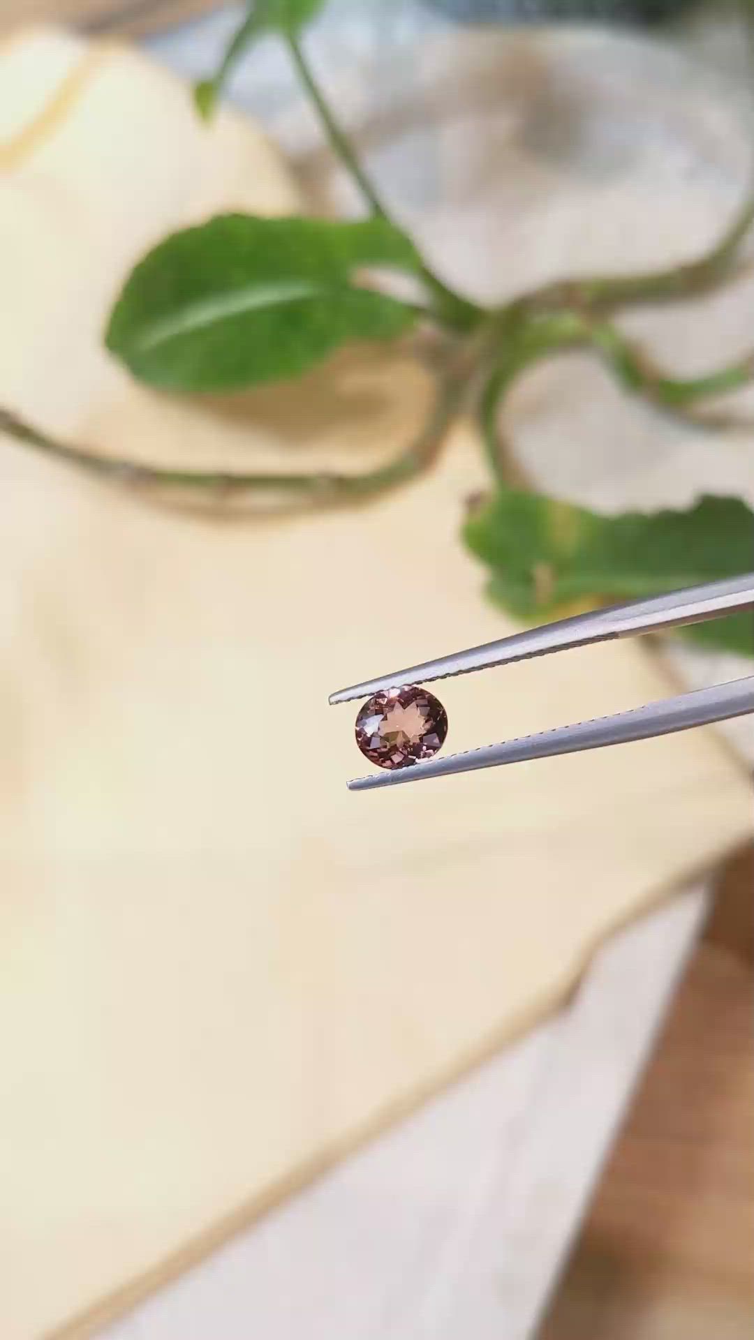 0.96 Ct. Tourmaline from Tanzania Size Video