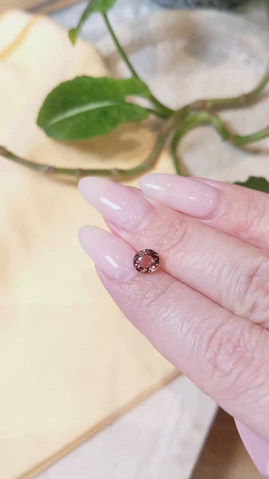 0.96 Ct. Tourmaline from Tanzania Size Video