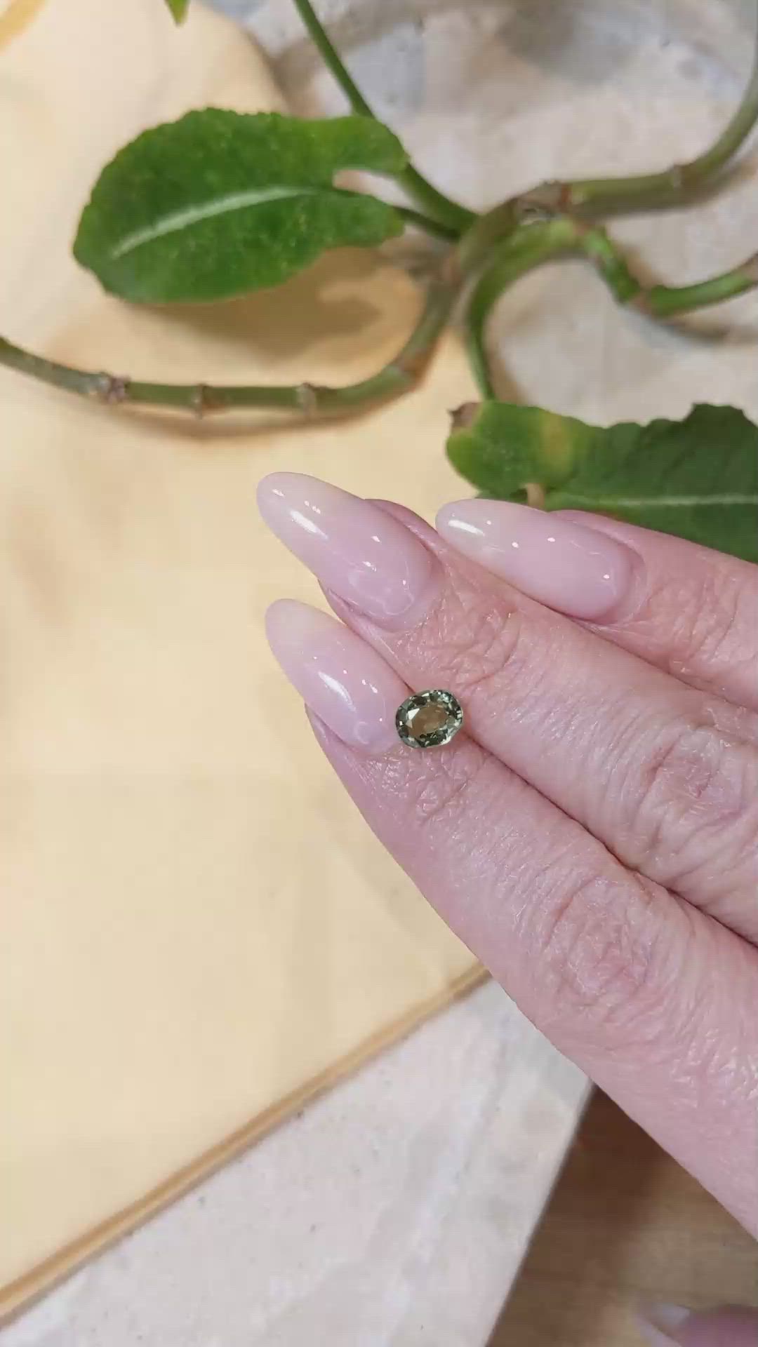 0.98 Ct. Tourmaline from Tanzania Size Video