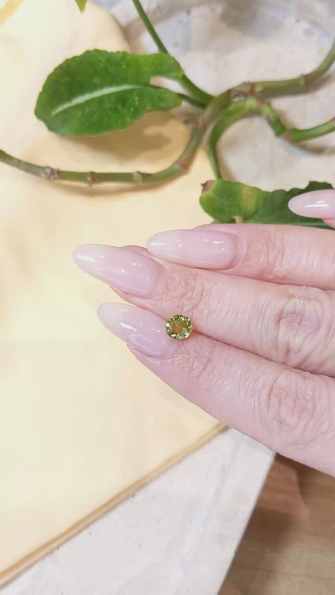 0.91 Ct. Tourmaline from Tanzania Size Video