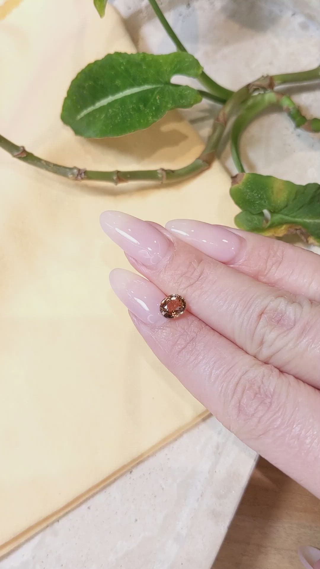 1.11 Ct. Tourmaline from Tanzania Size Video