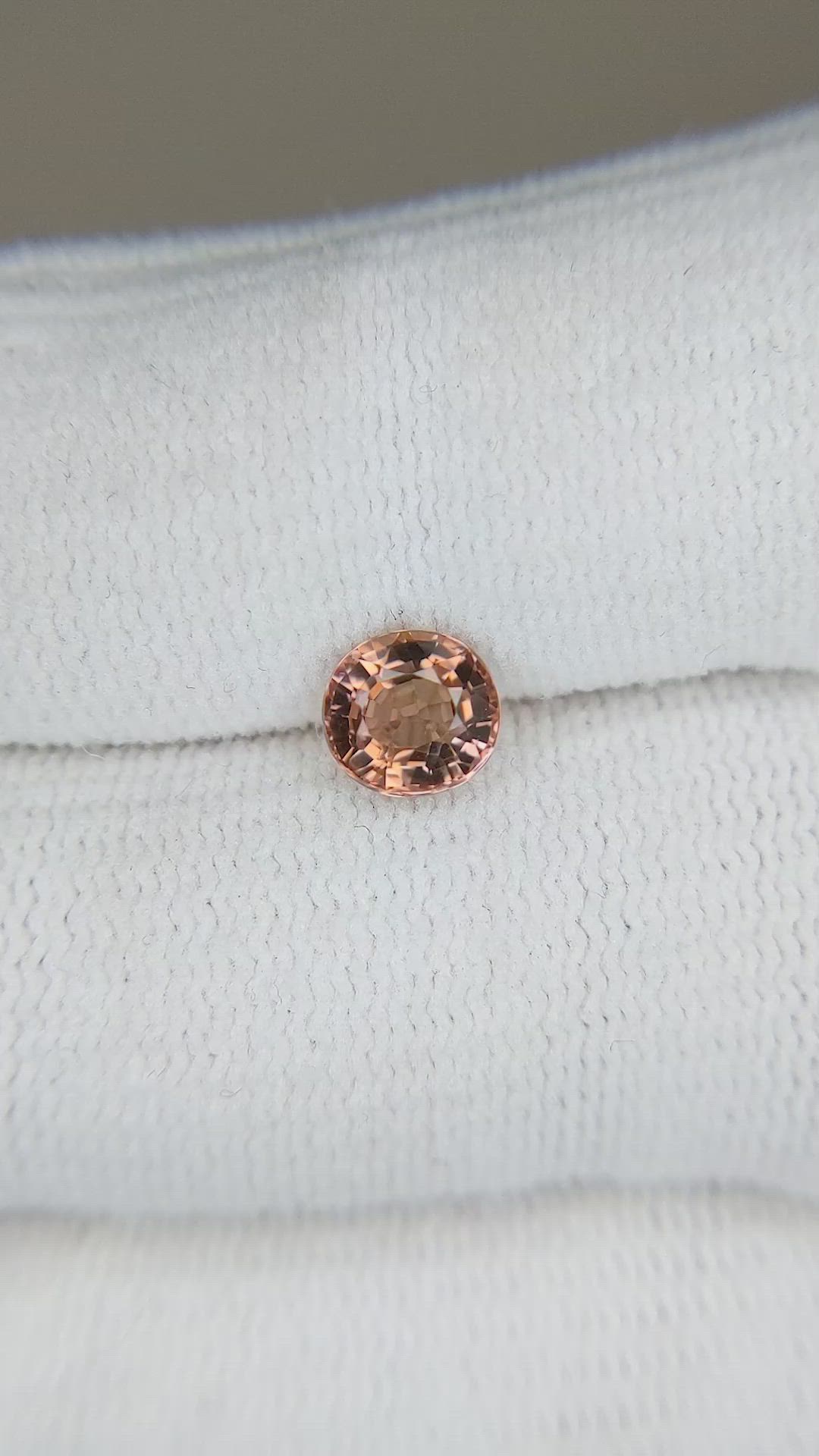 0.97 Ct. Brown Tourmaline from Tanzania Size Video