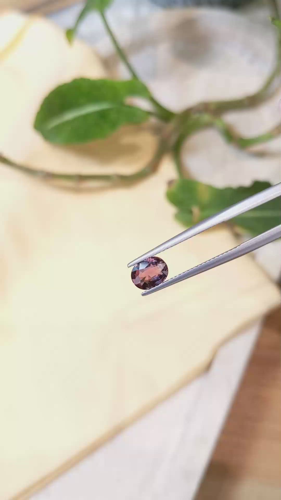 0.93 Ct. Tourmaline from Tanzania Size Video