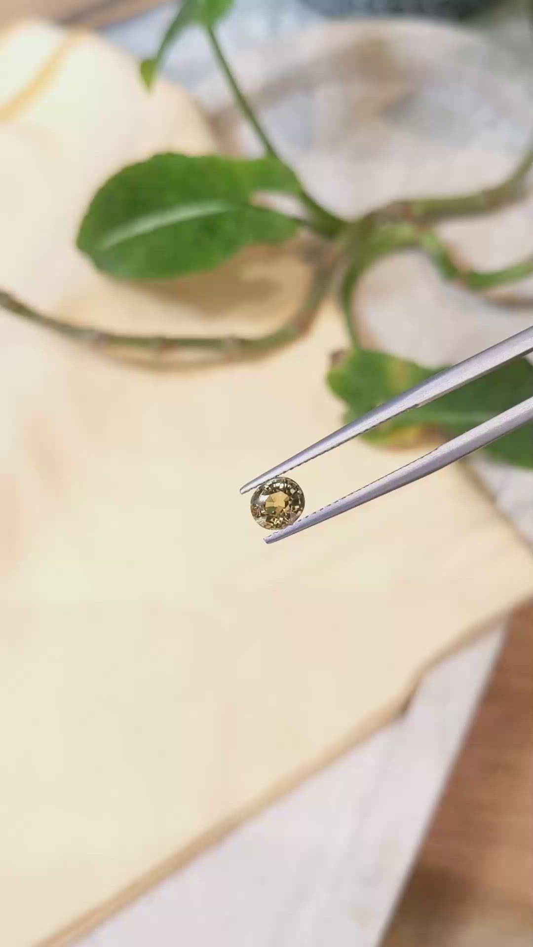 0.90 Ct. Tourmaline from Tanzania Size Video