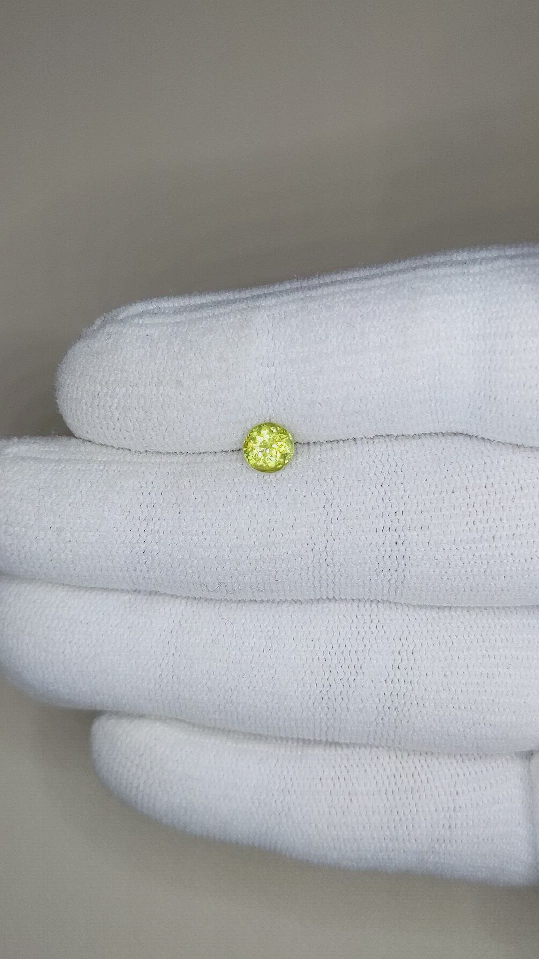 0.78 Ct. Sphene (Titanite) from Madagascar Size Video