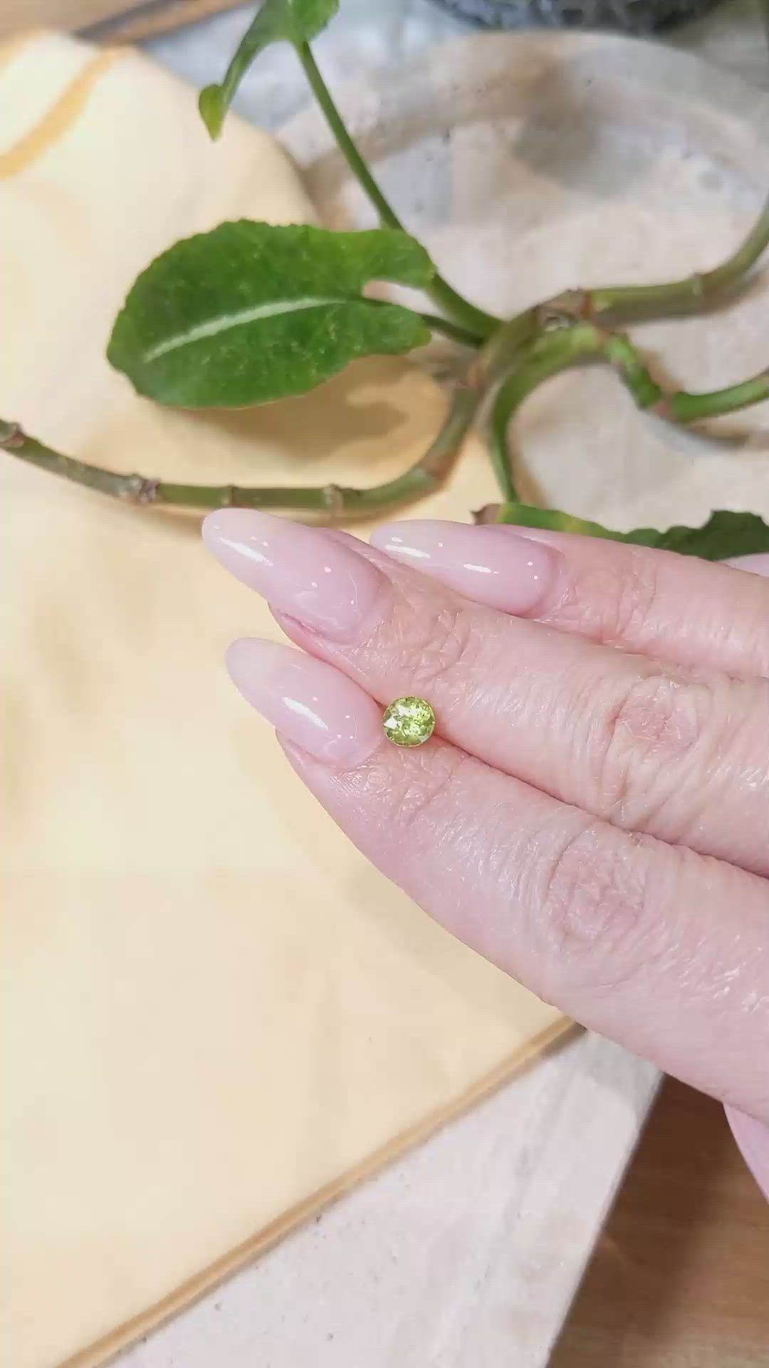 0.78 Ct. Sphene (Titanite) from Madagascar Size Video