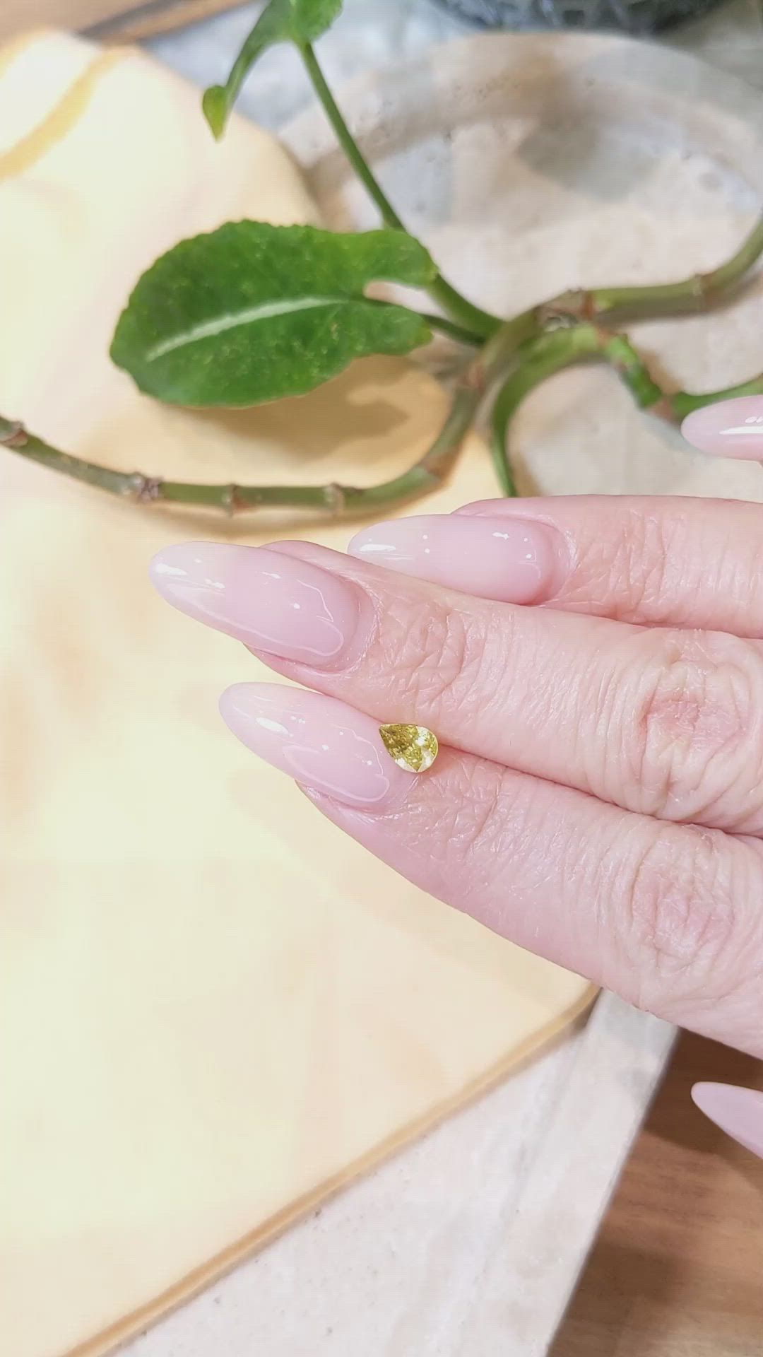 0.75 Ct. Sphene (Titanite) from Madagascar Size Video