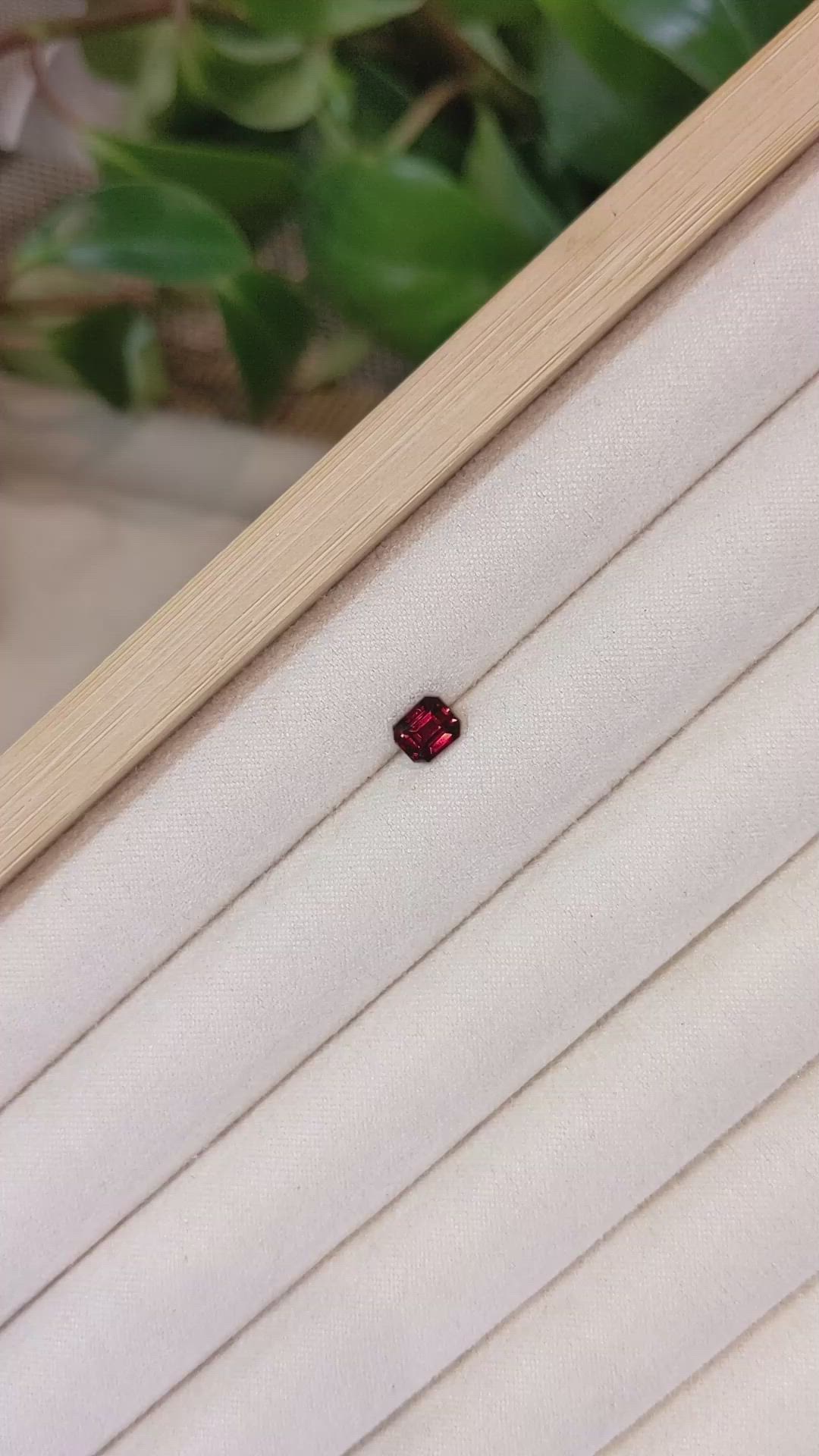 1.20 Ct. Rhodolite Garnet from Tanzania Size Video