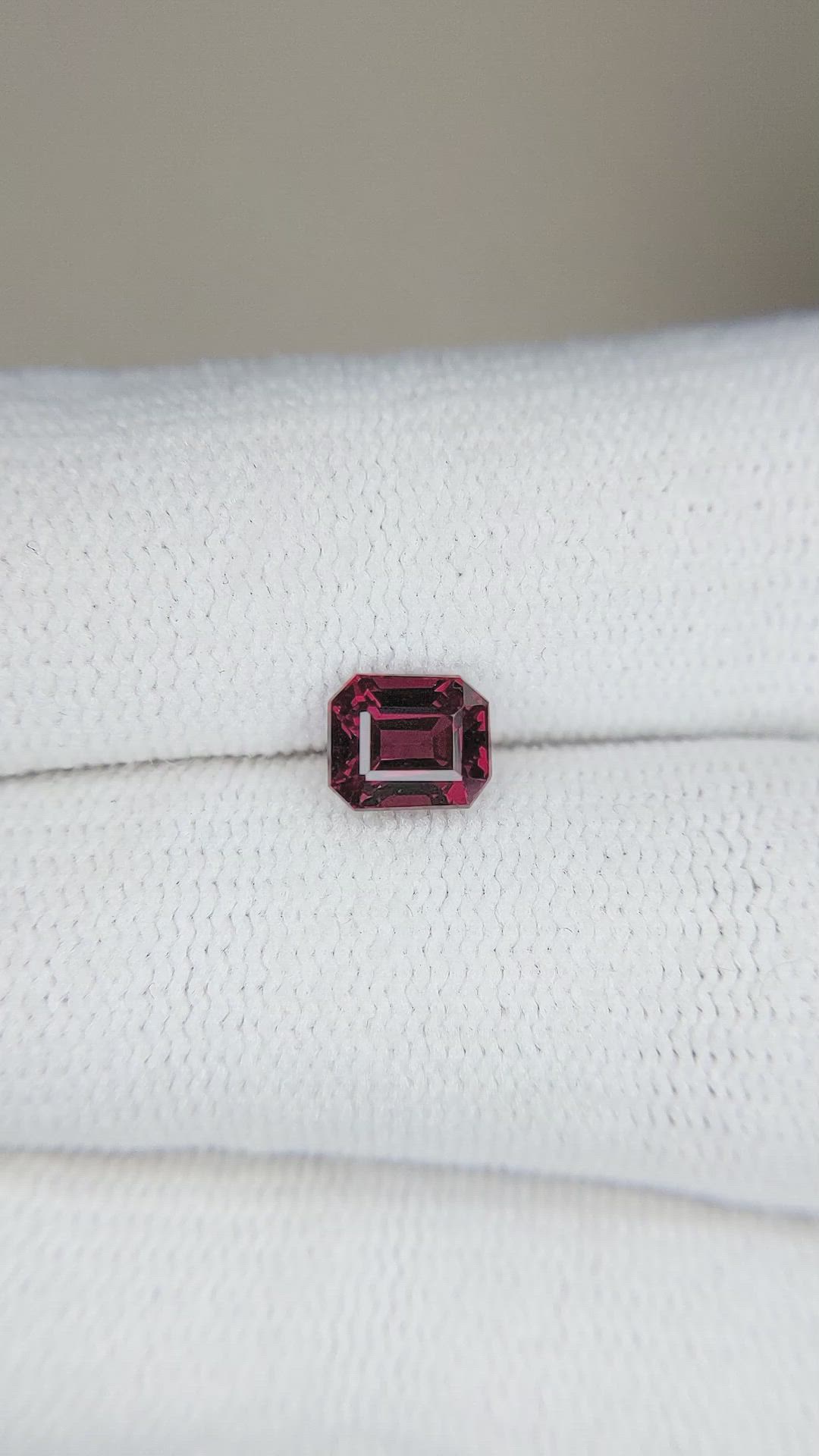 1.20 Ct. Rhodolite Garnet from Tanzania Size Video