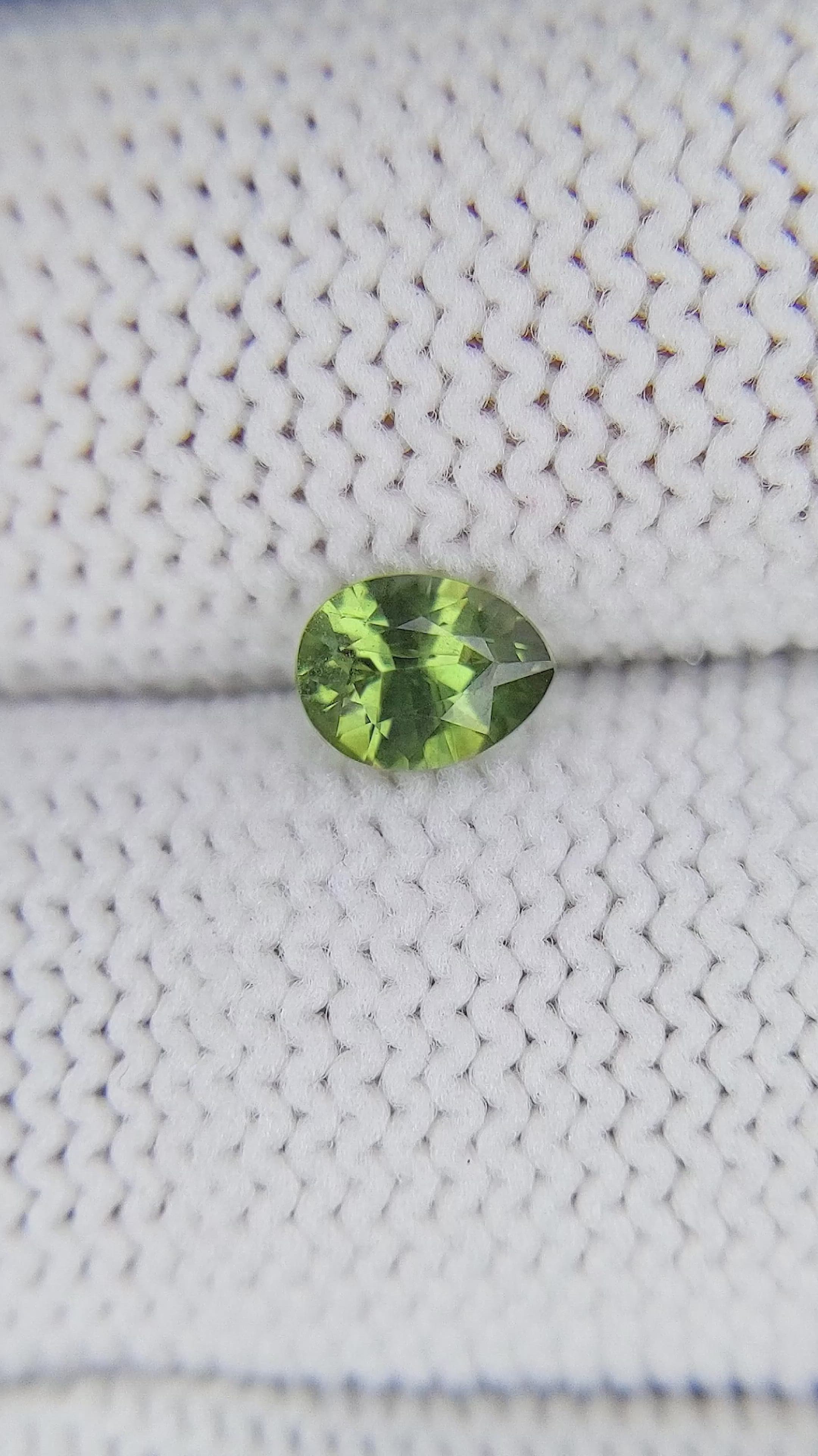 0.62 Ct. Green Chrysoberyl from Tanzania Size Video