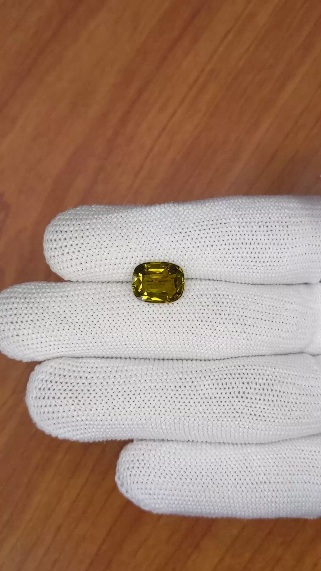 3.52 Ct. Tourmaline from Ceylon (Sri Lanka) Size Video