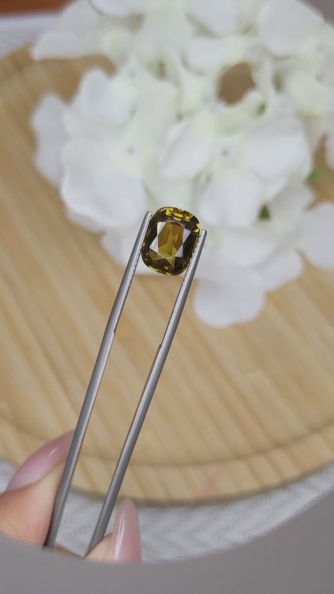 3.52 Ct. Tourmaline from Ceylon (Sri Lanka) Size Video