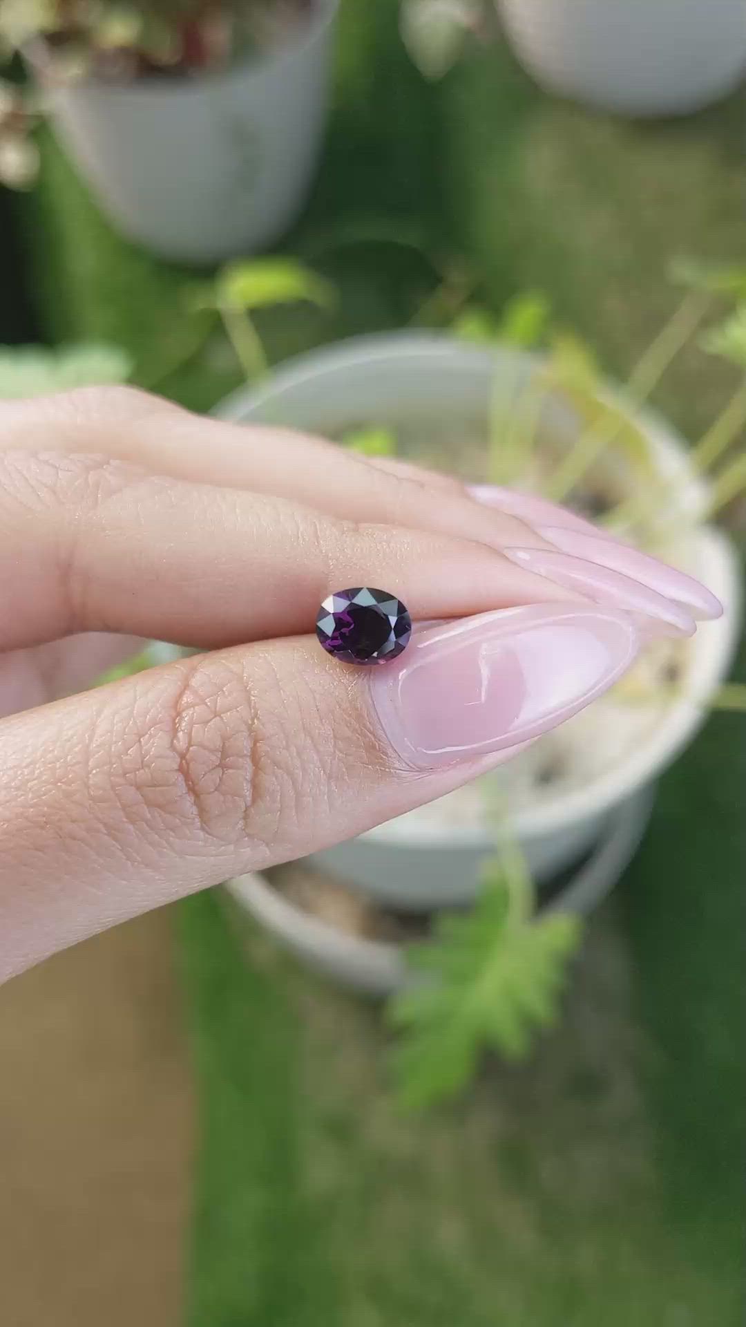 1.66 Ct. Spinel from Ceylon (Sri Lanka) Size Video
