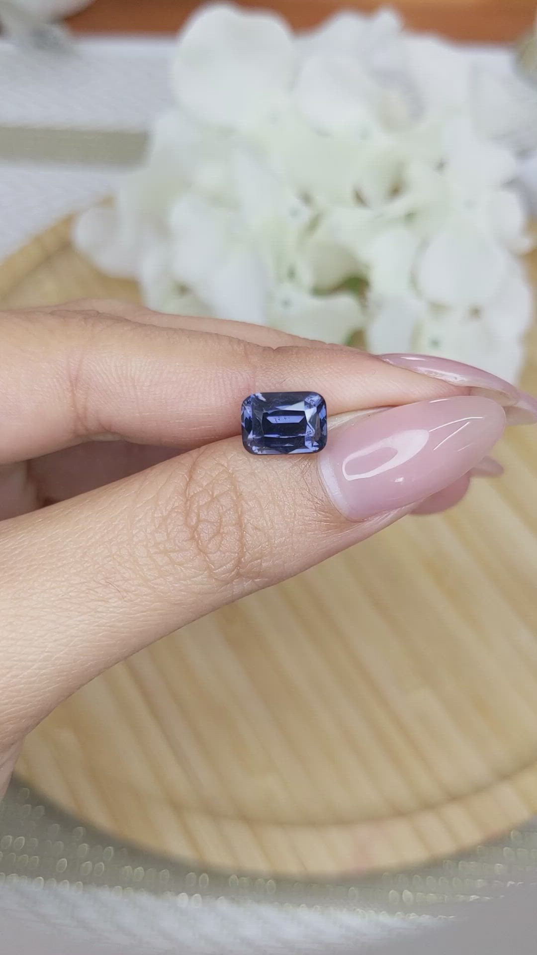 3.52 Ct. Spinel from Ceylon (Sri Lanka) Size Video