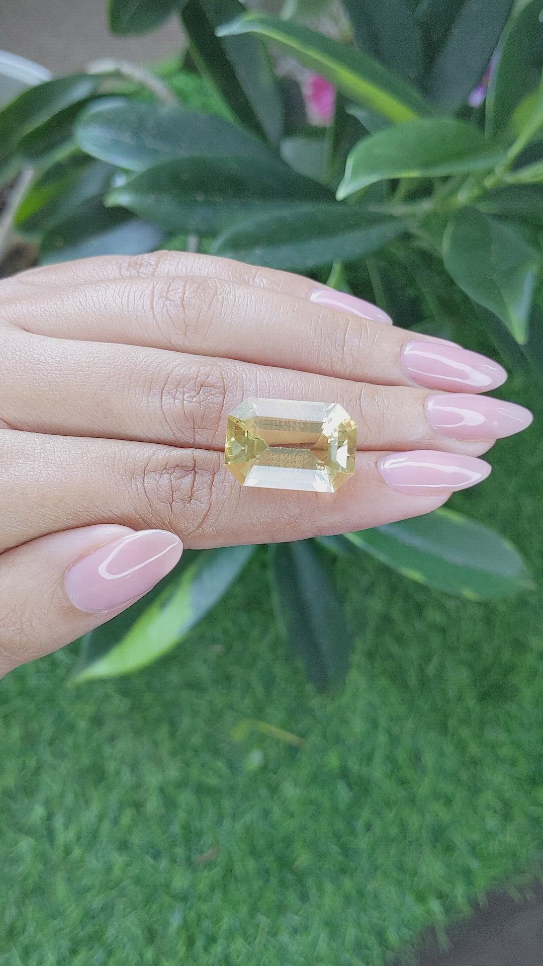 17.76 Ct. Yellow Scapolite from Ceylon (Sri Lanka) Size Video