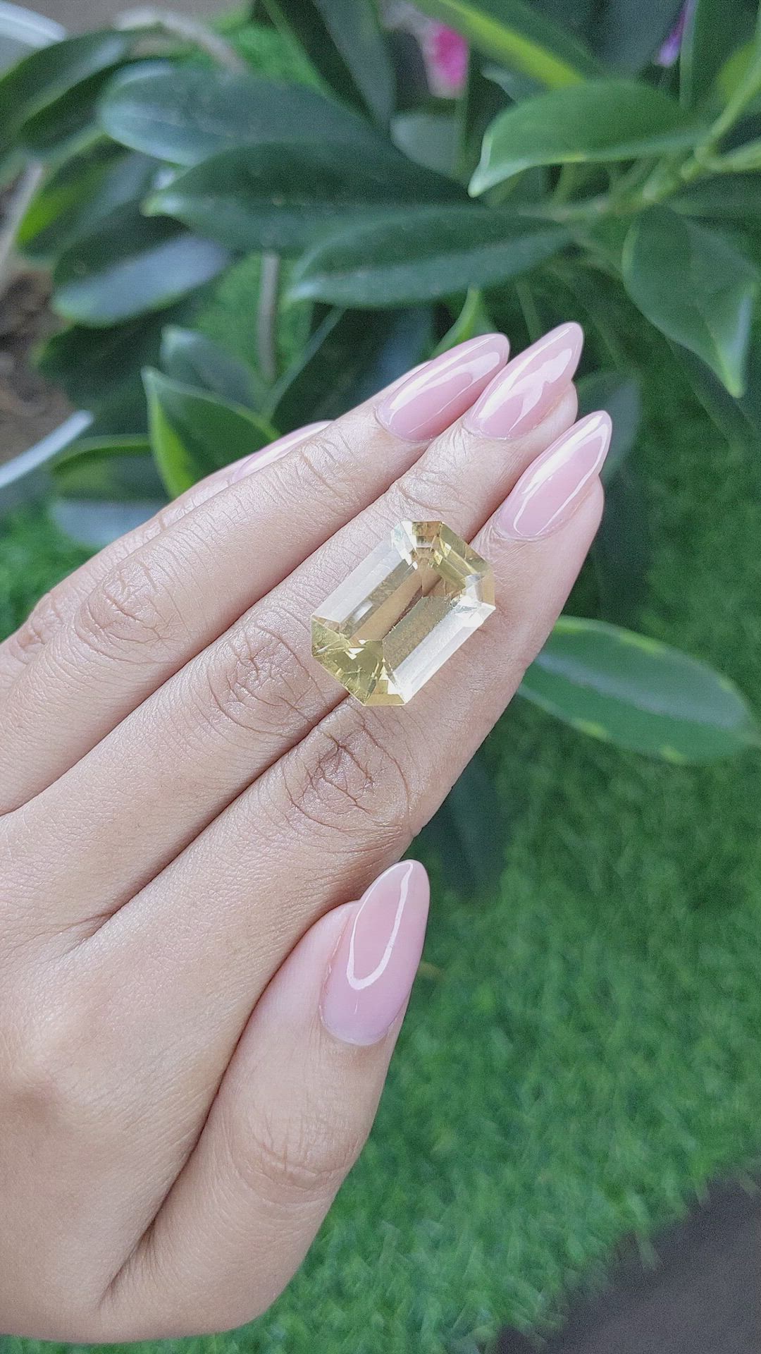 17.76 Ct. Yellow Scapolite from Ceylon (Sri Lanka) Size Video