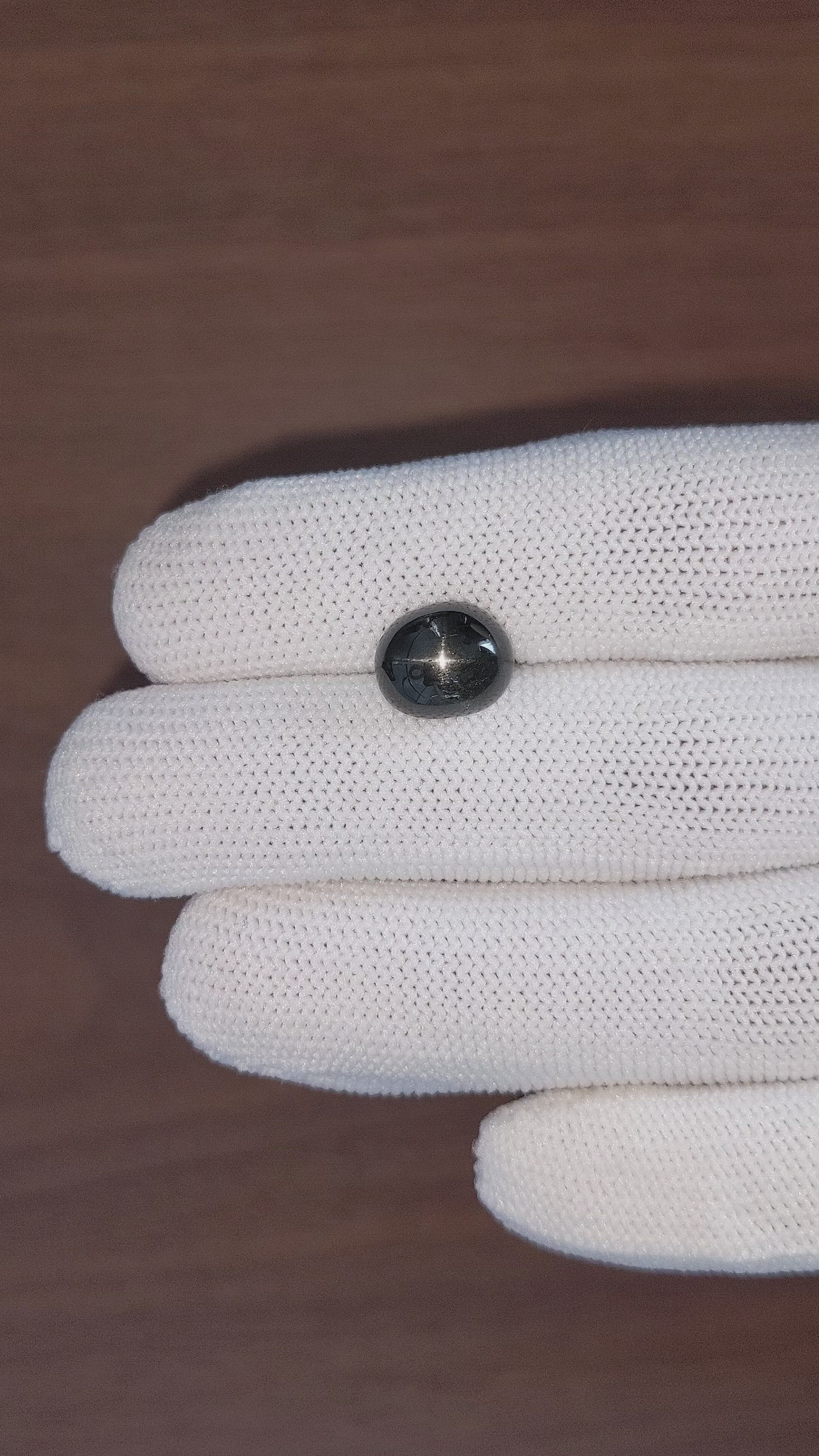 4.58 Ct. Black Star Diopside from Madagascar Size Video