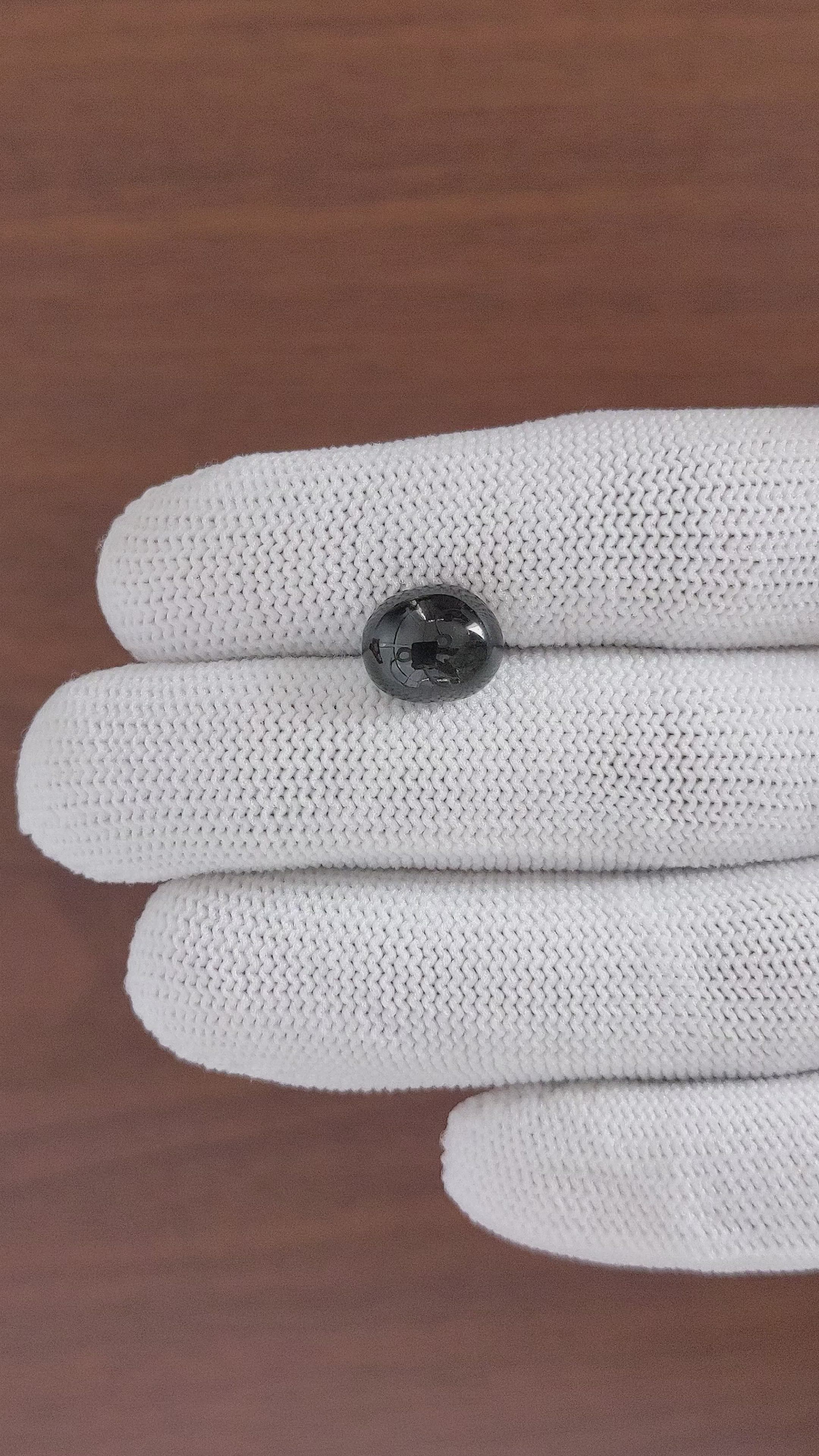 4.58 Ct. Black Star Diopside from Madagascar Size Video