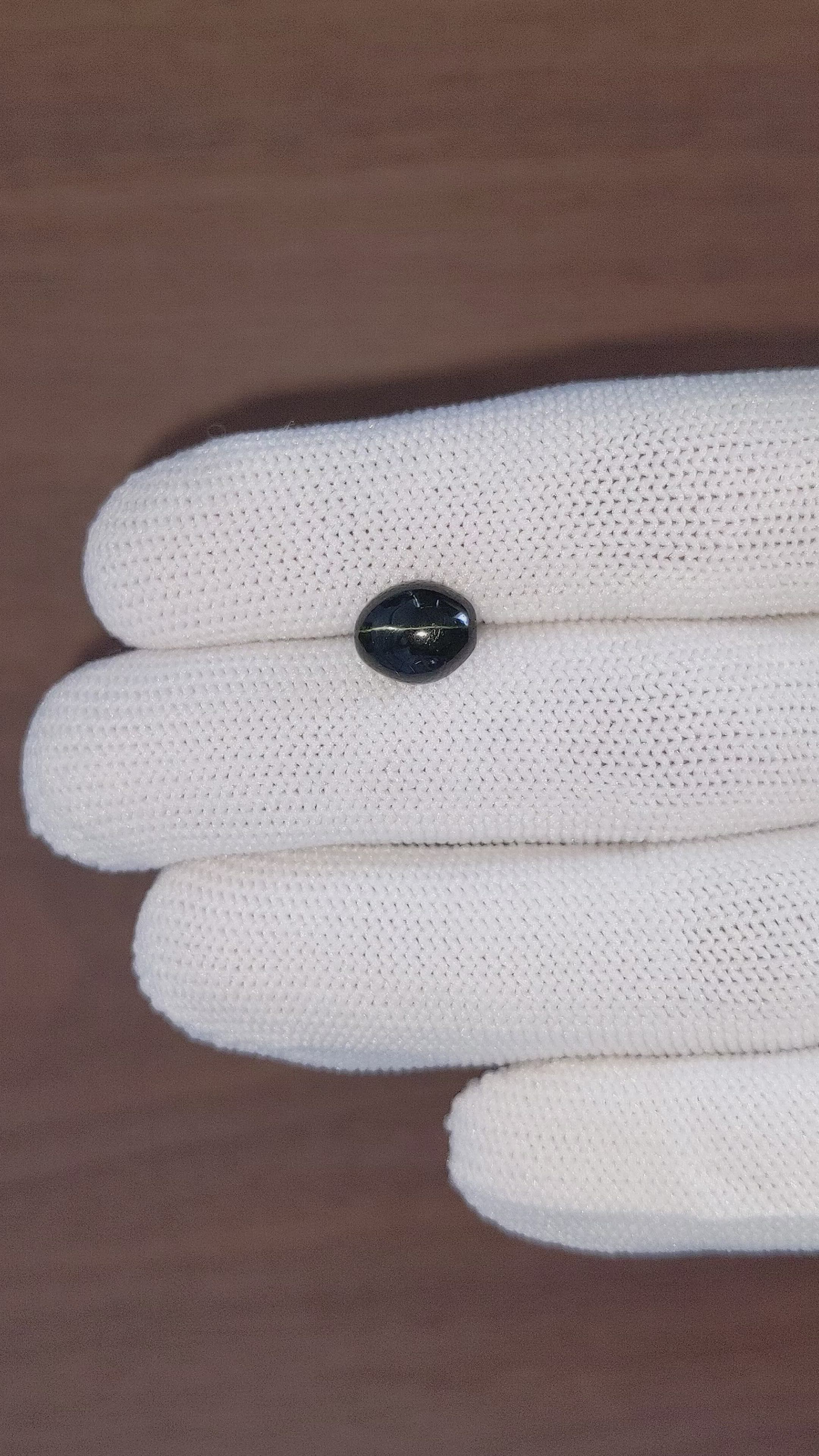 3.55 Ct. Green Cabochon Diopside from Madagascar Size Video
