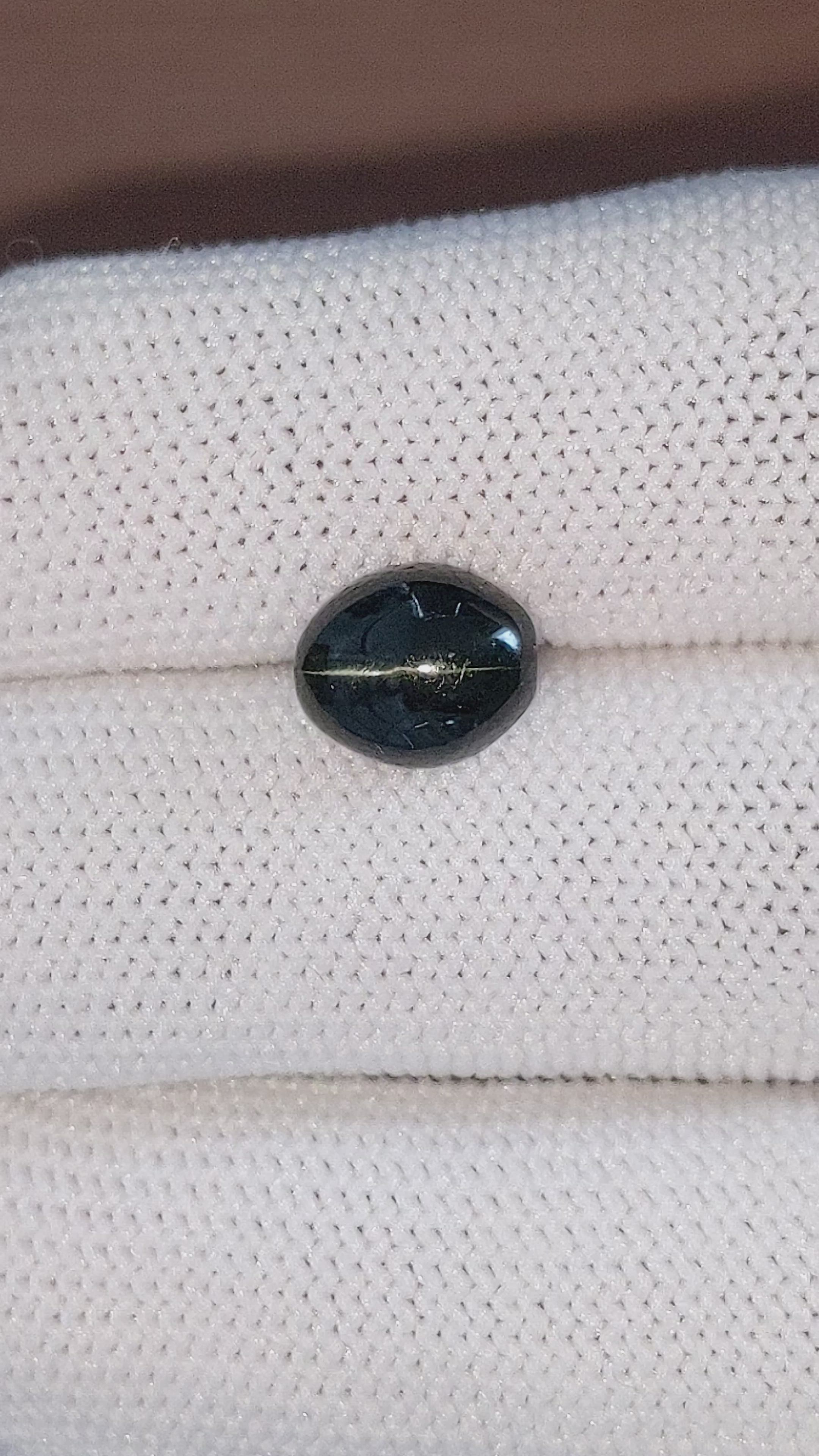 3.55 Ct. Green Cabochon Diopside from Madagascar Size Video