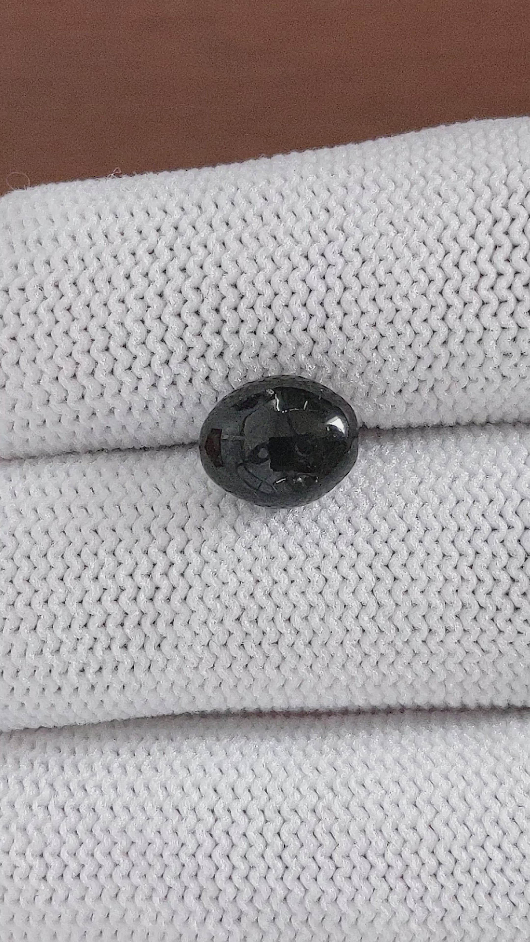 3.55 Ct. Green Cabochon Diopside from Madagascar Size Video