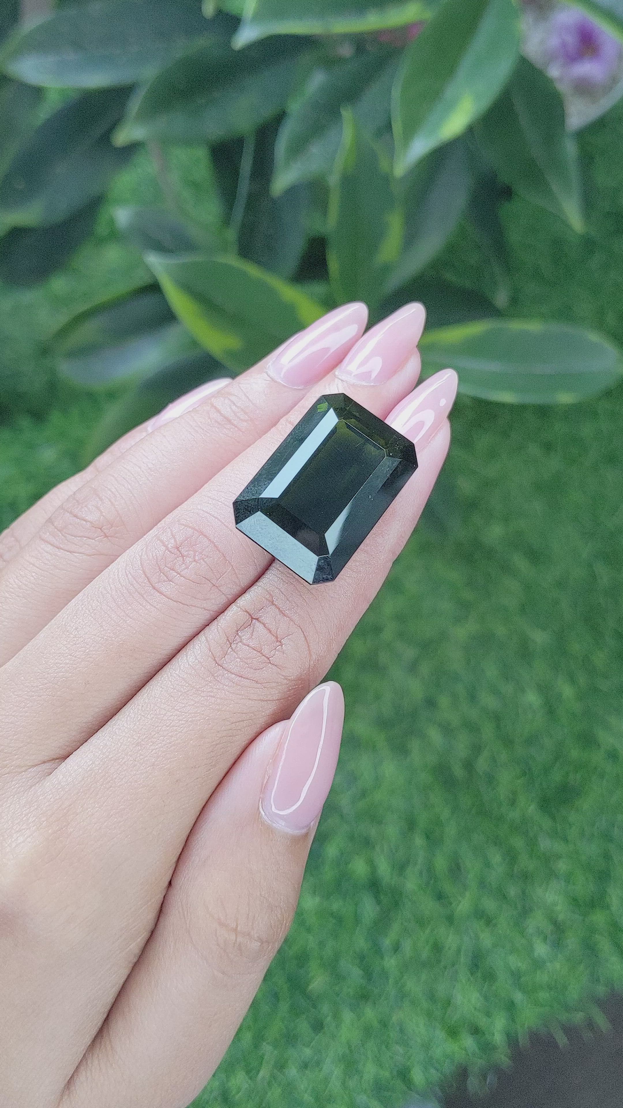39.86 Ct. Tourmaline from Tanzania Size Video