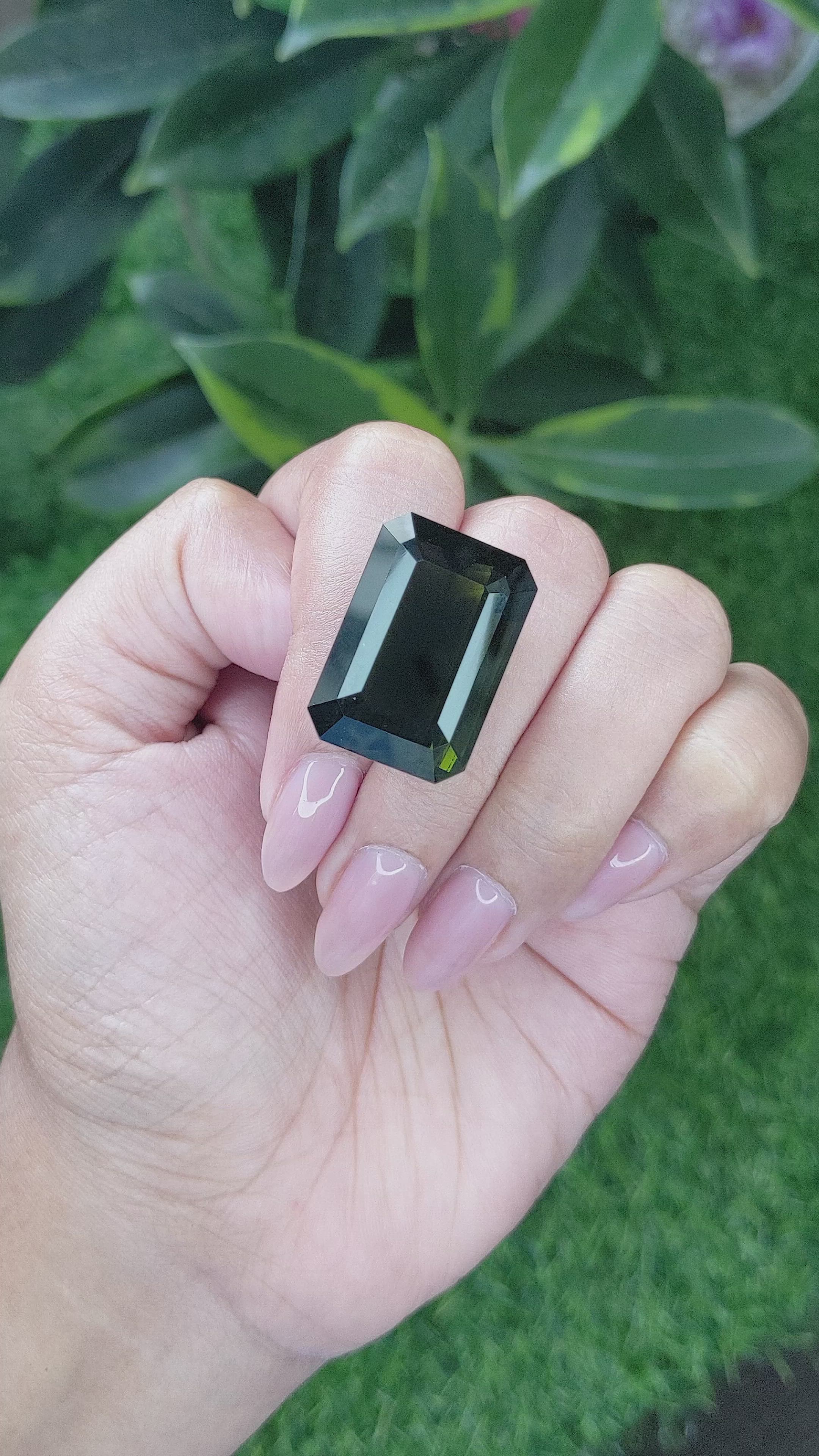 39.86 Ct. Tourmaline from Tanzania Size Video