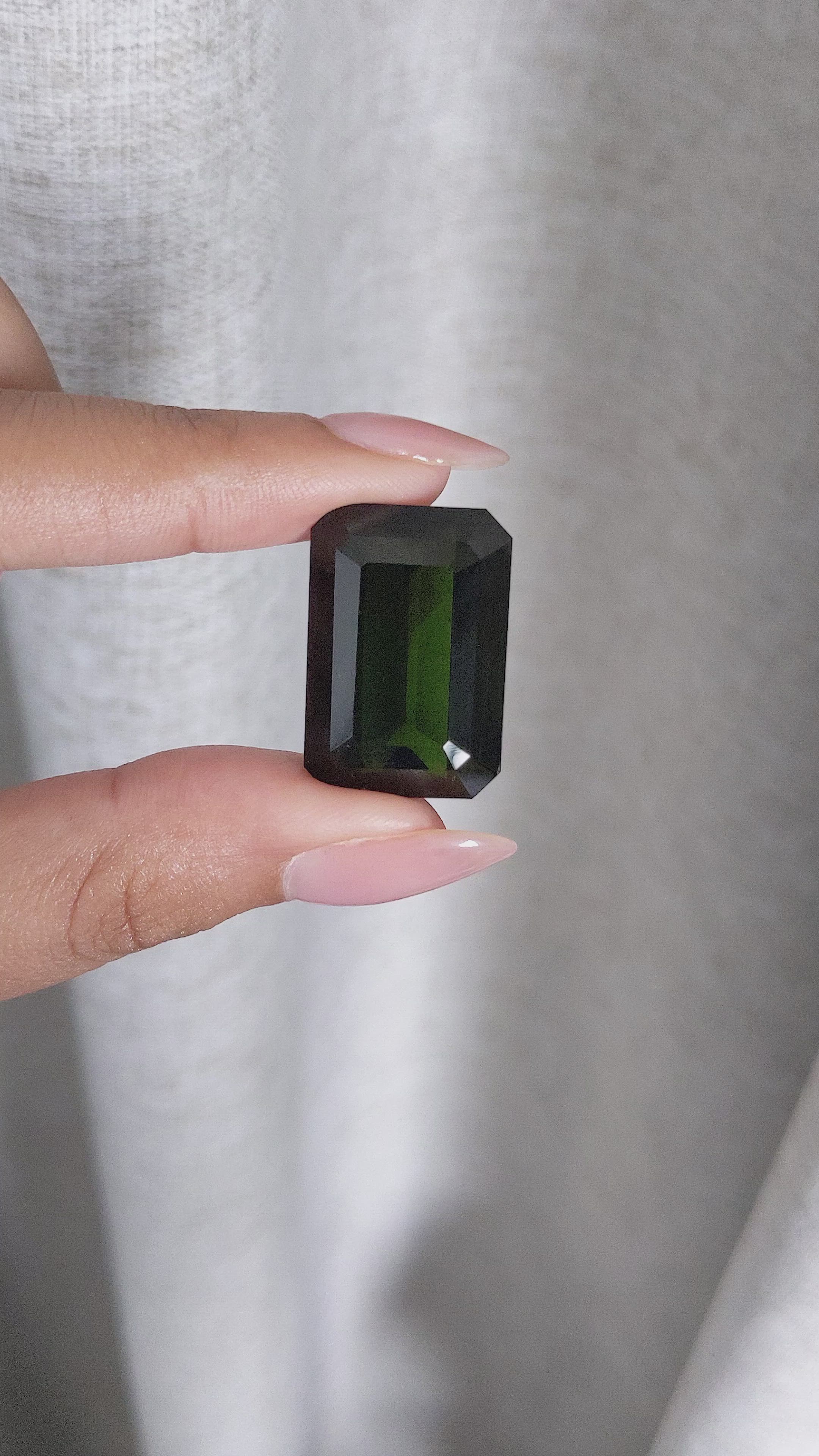 39.86 Ct. Tourmaline from Tanzania Size Video