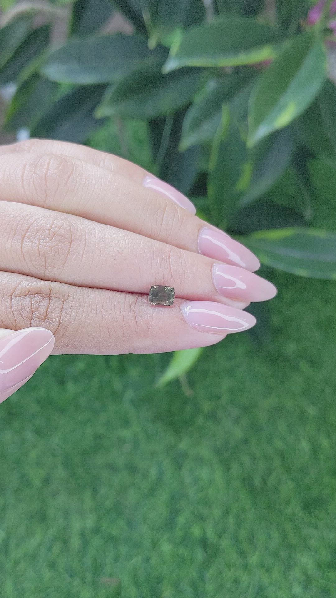 0.87 Ct. Garnet from Madagascar Size Video