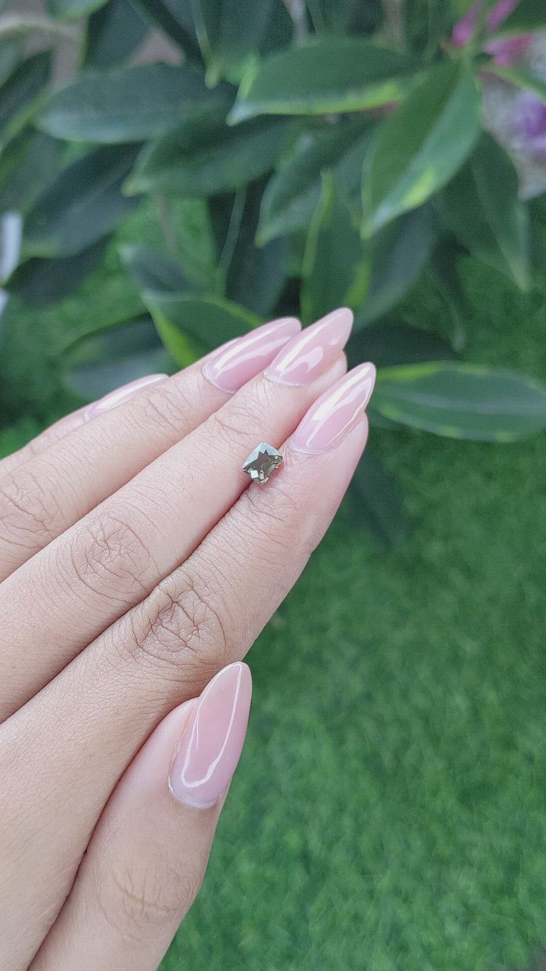 0.87 Ct. Garnet from Madagascar Size Video