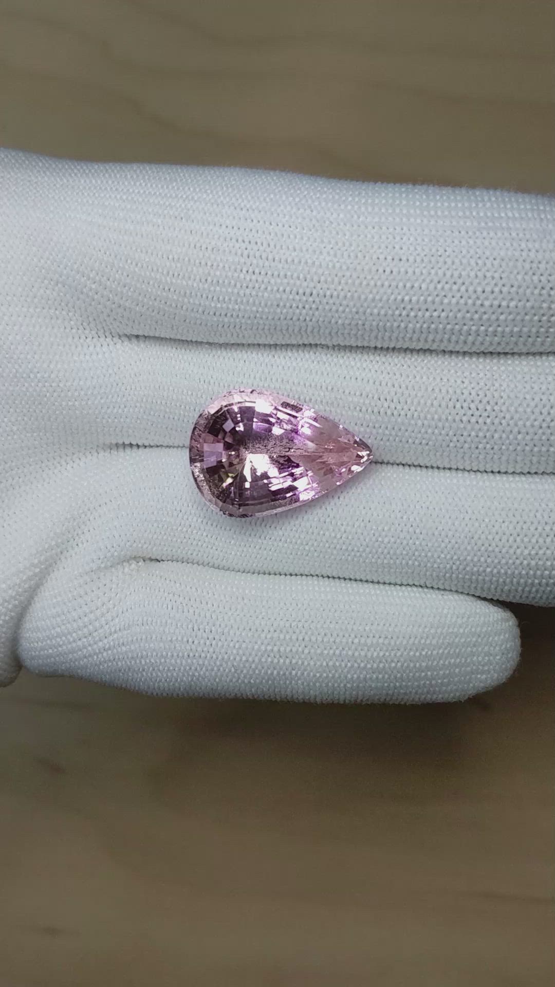 31.35 Ct. Kunzite from Brazil Size Video