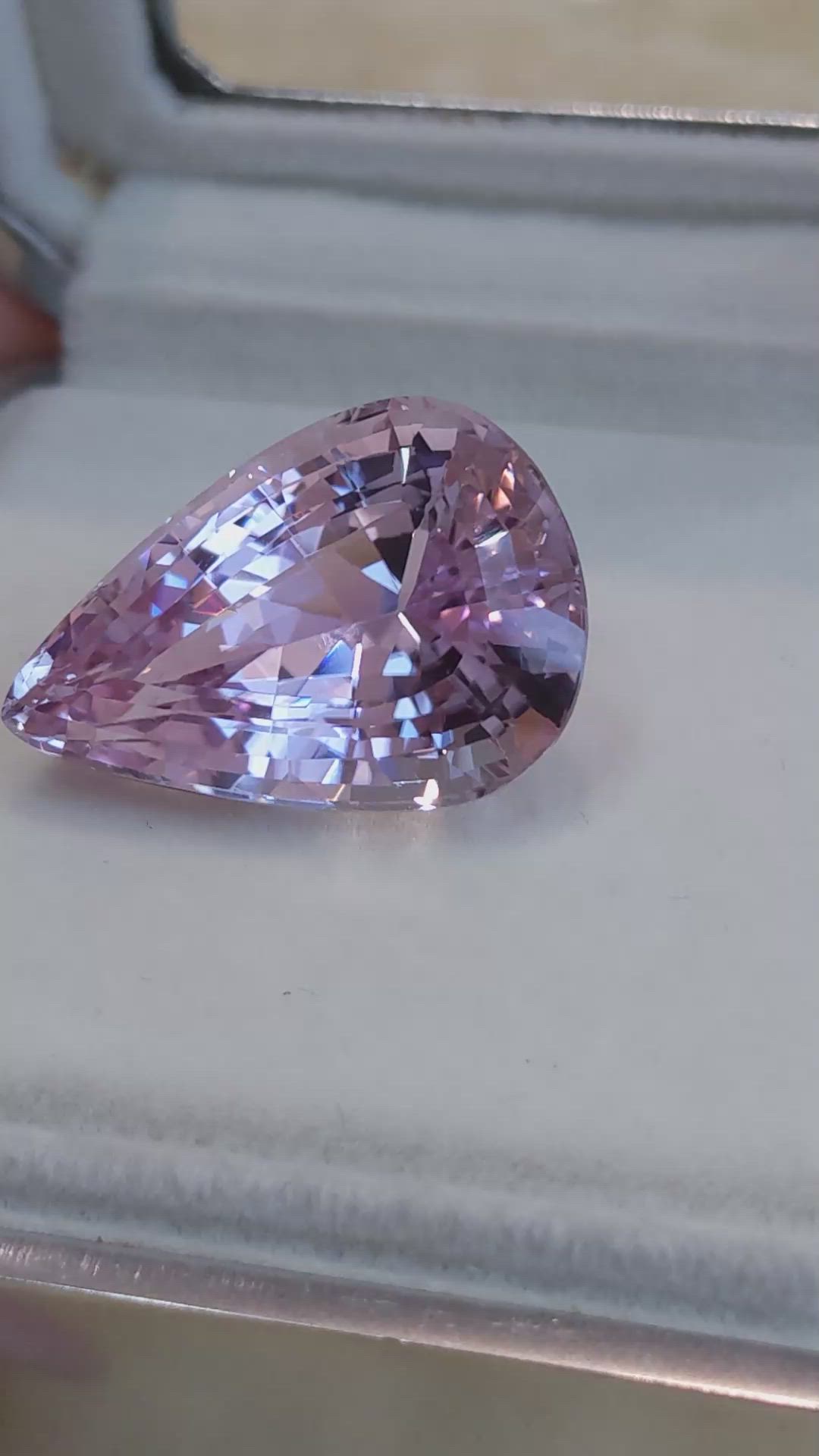32.22 Ct. Kunzite from Brazil Size Video