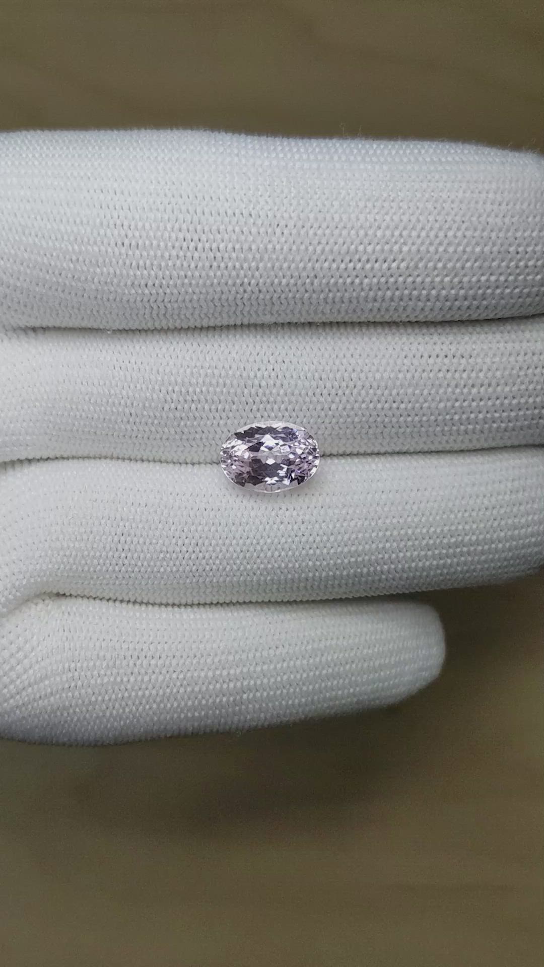 5.41 Ct. Kunzite from Brazil Size Video