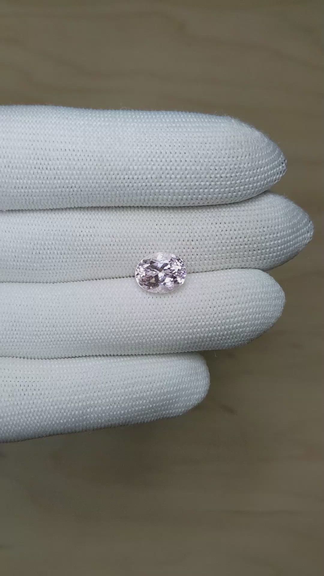 4.64 Ct. Kunzite from Brazil Size Video