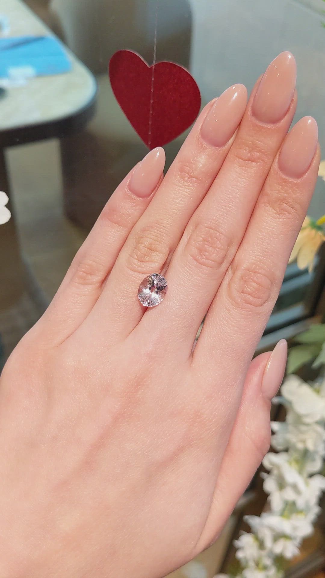 4.64 Ct. Kunzite from Brazil Size Video