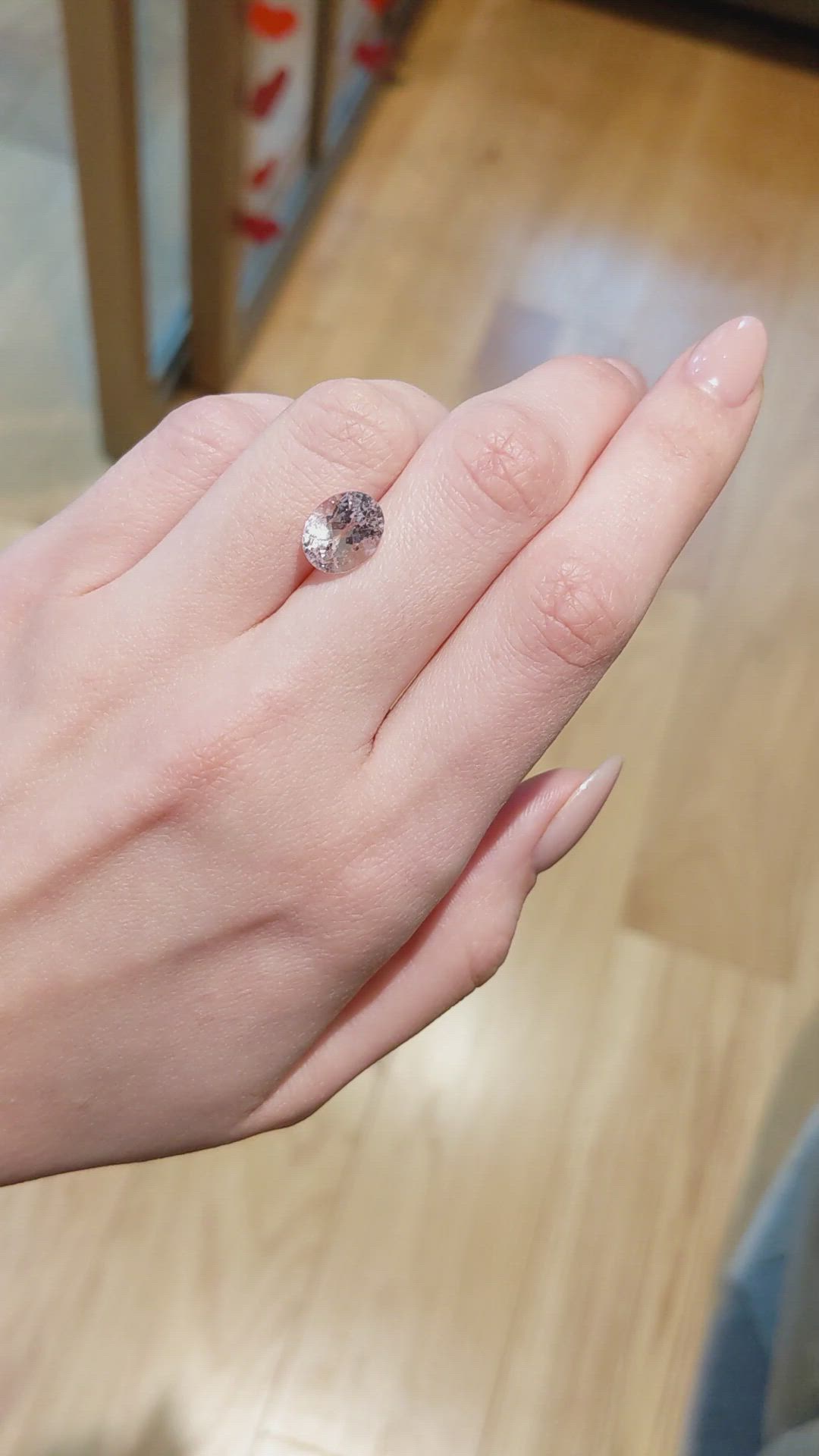 4.64 Ct. Kunzite from Brazil Size Video