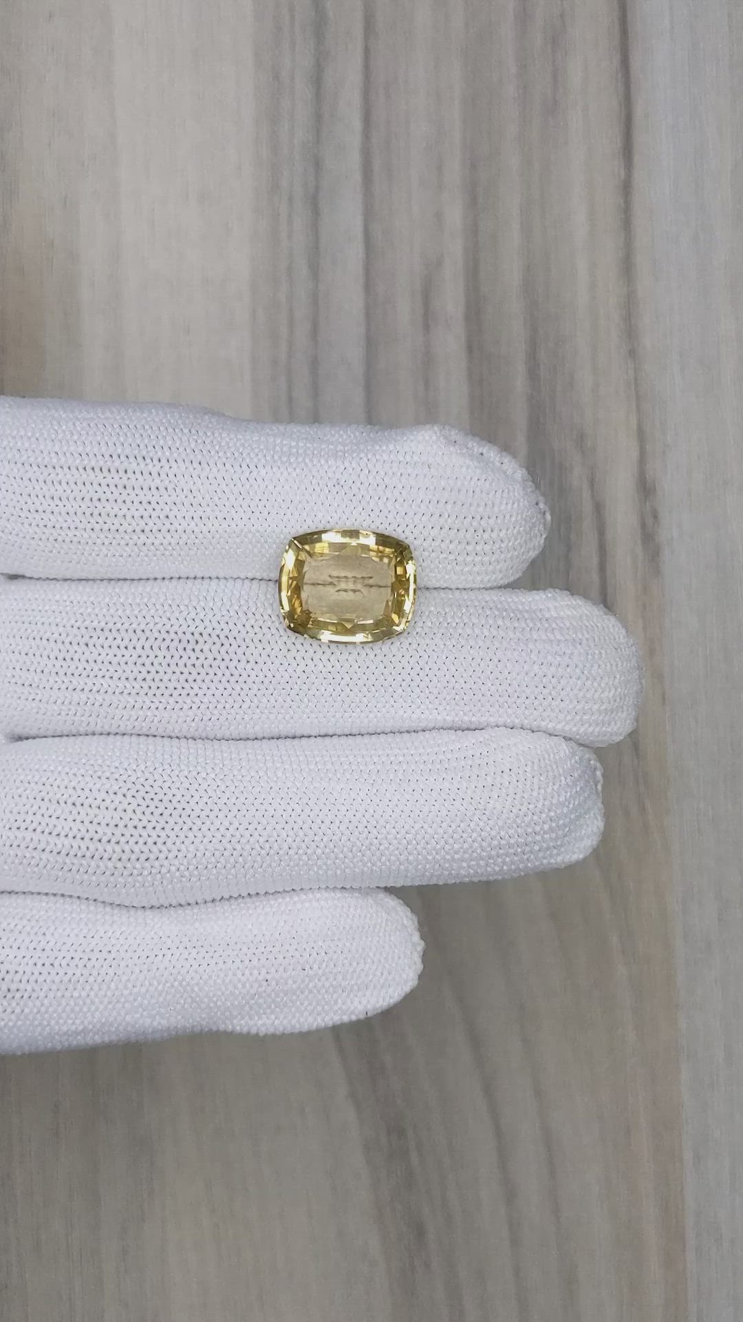 7.99 Ct. Sinhalite from Ceylon (Sri Lanka) Size Video