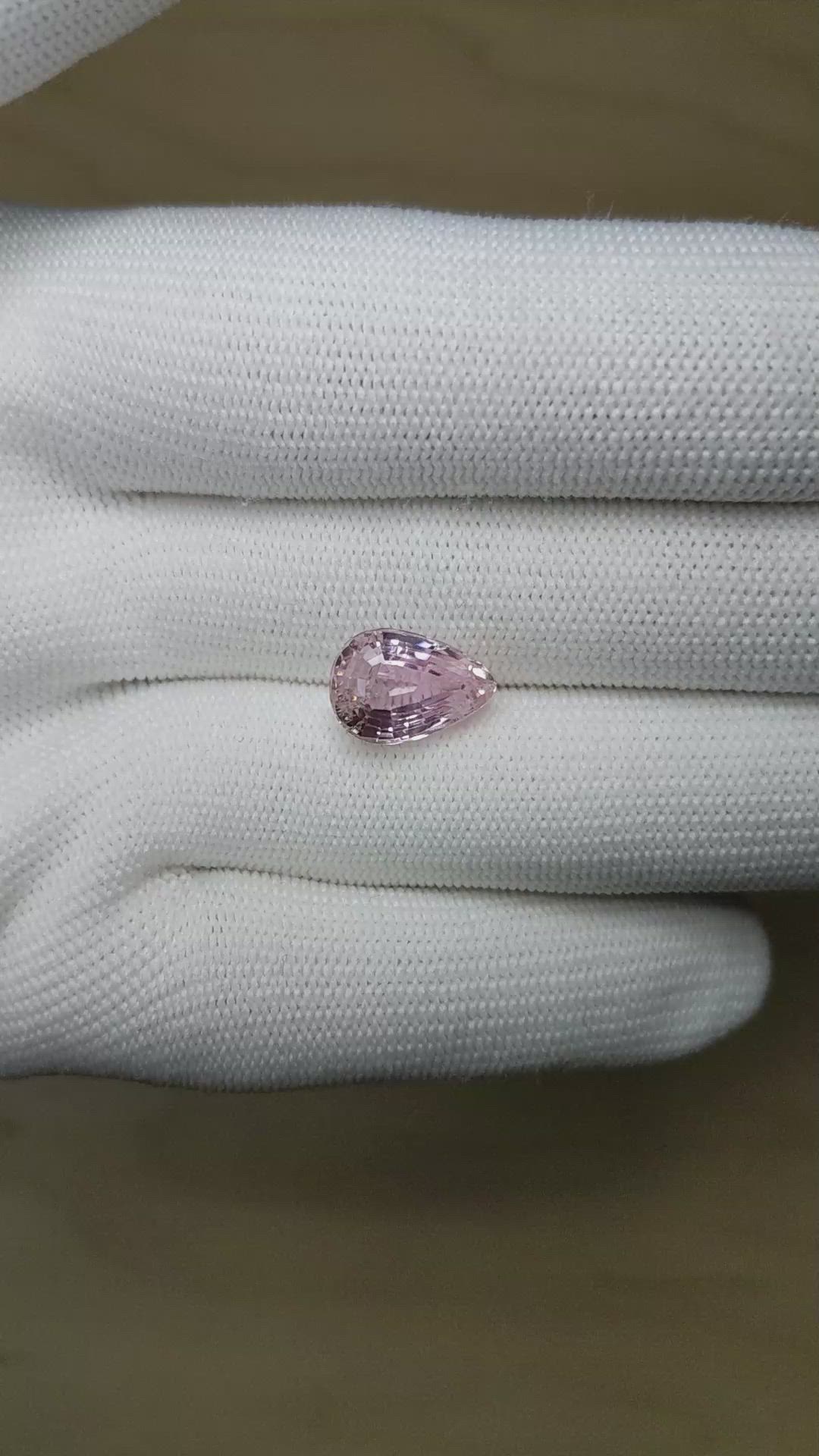 6.75 Ct. Kunzite from Brazil Size Video