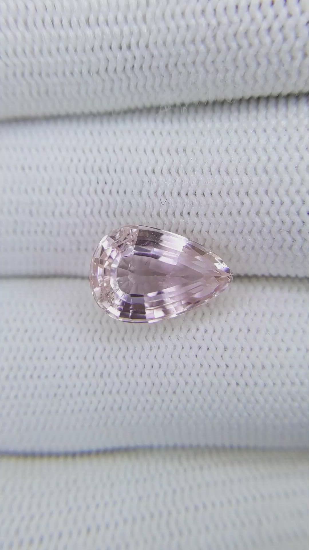 6.75 Ct. Kunzite from Brazil Size Video